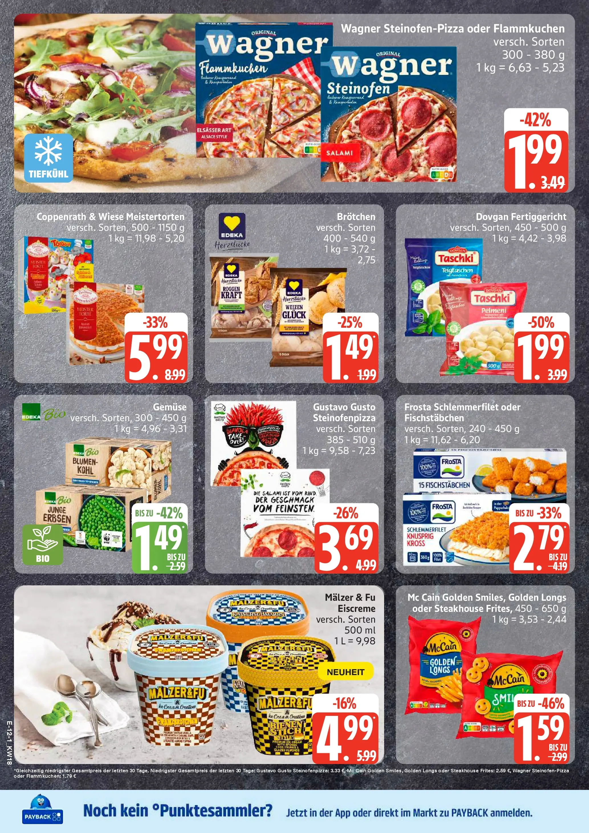 Edeka prospekt Großenwiehe	 (ab 27.04.2026) » Angebote Online | Seite: 14 | Produkte: Blumen, McCain, Frosta, Erbsen