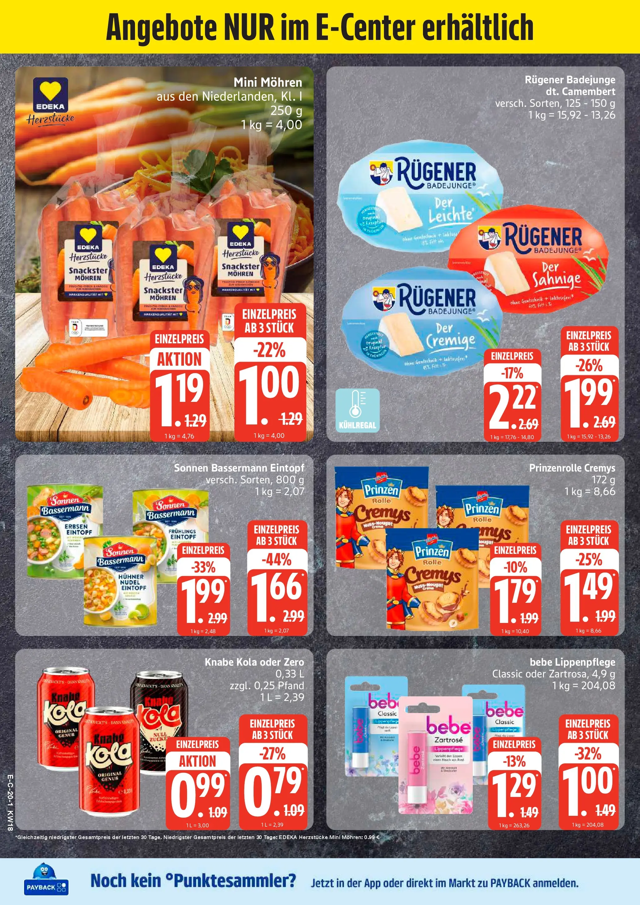 Edeka prospekt Tostedt	 (ab 27.04.2026) » Angebote Online | Seite: 23 | Produkte: Cola, Mohren, Zucker, Erbsen