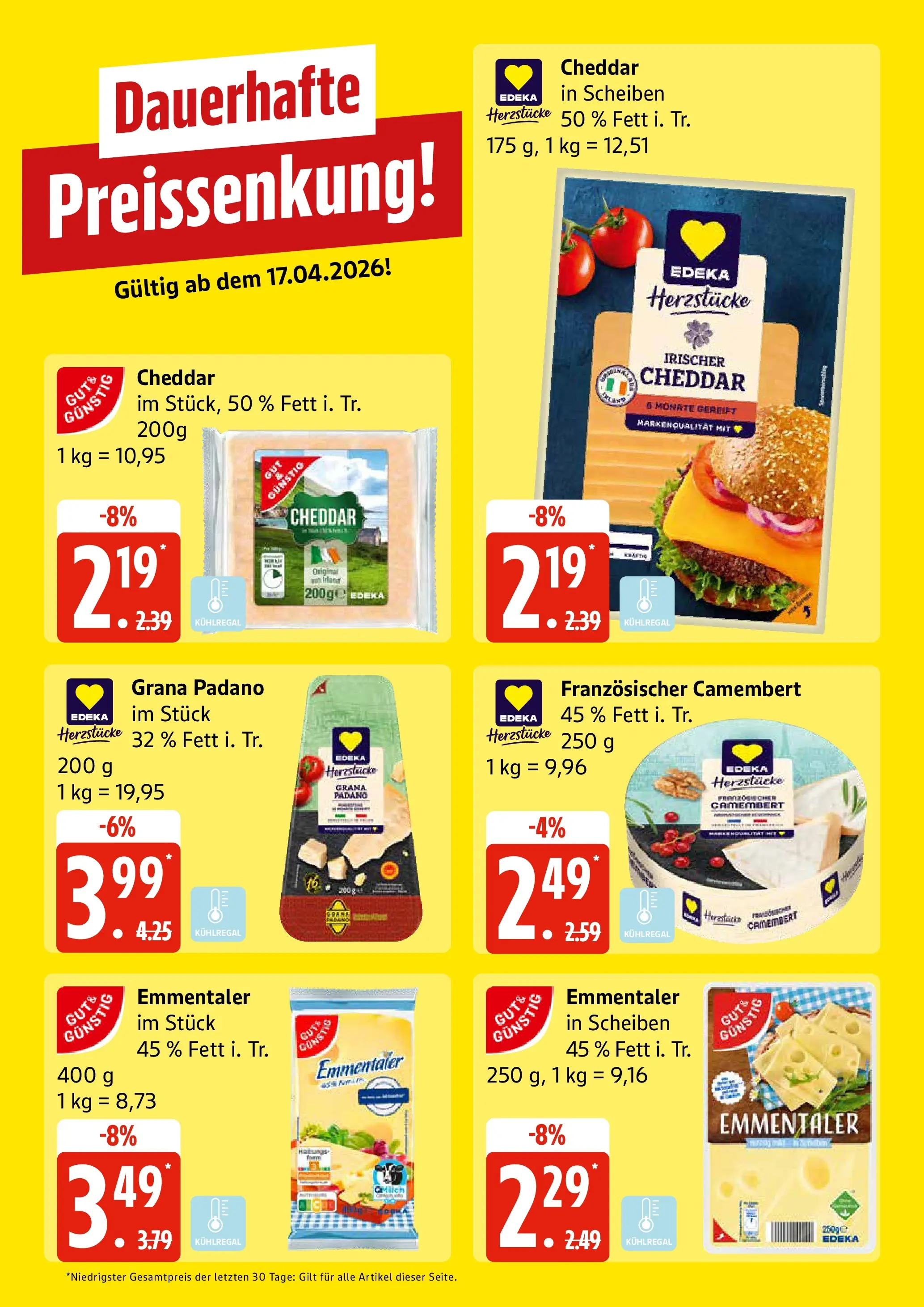 Edeka prospekt Großenwiehe	 (ab 27.04.2026) » Angebote Online | Seite: 26 | Produkte: Milch