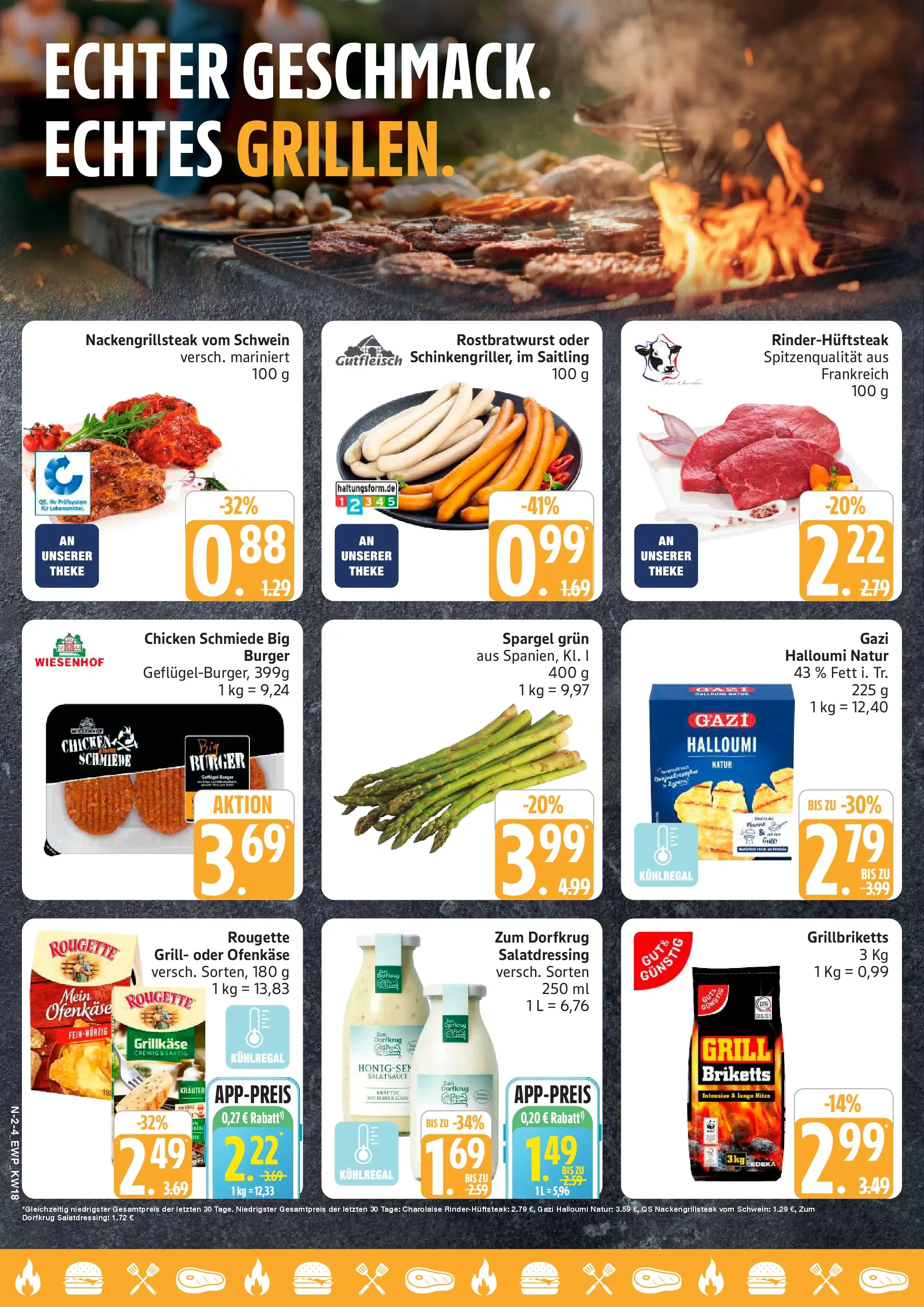 Edeka prospekt Rostock	 (ab 27.04.2026) » Angebote Online | Seite: 2 | Produkte: Grill, Theke, Burger, Spargel