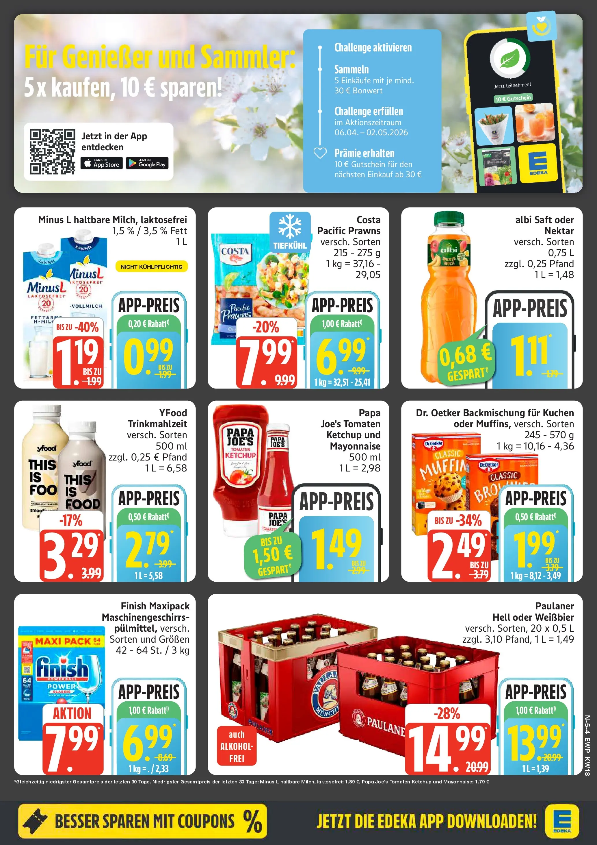 Edeka prospekt Rostock	 (ab 27.04.2026) » Angebote Online | Seite: 5 | Produkte: Finish, Mayonnaise, Kuchen, Ketchup