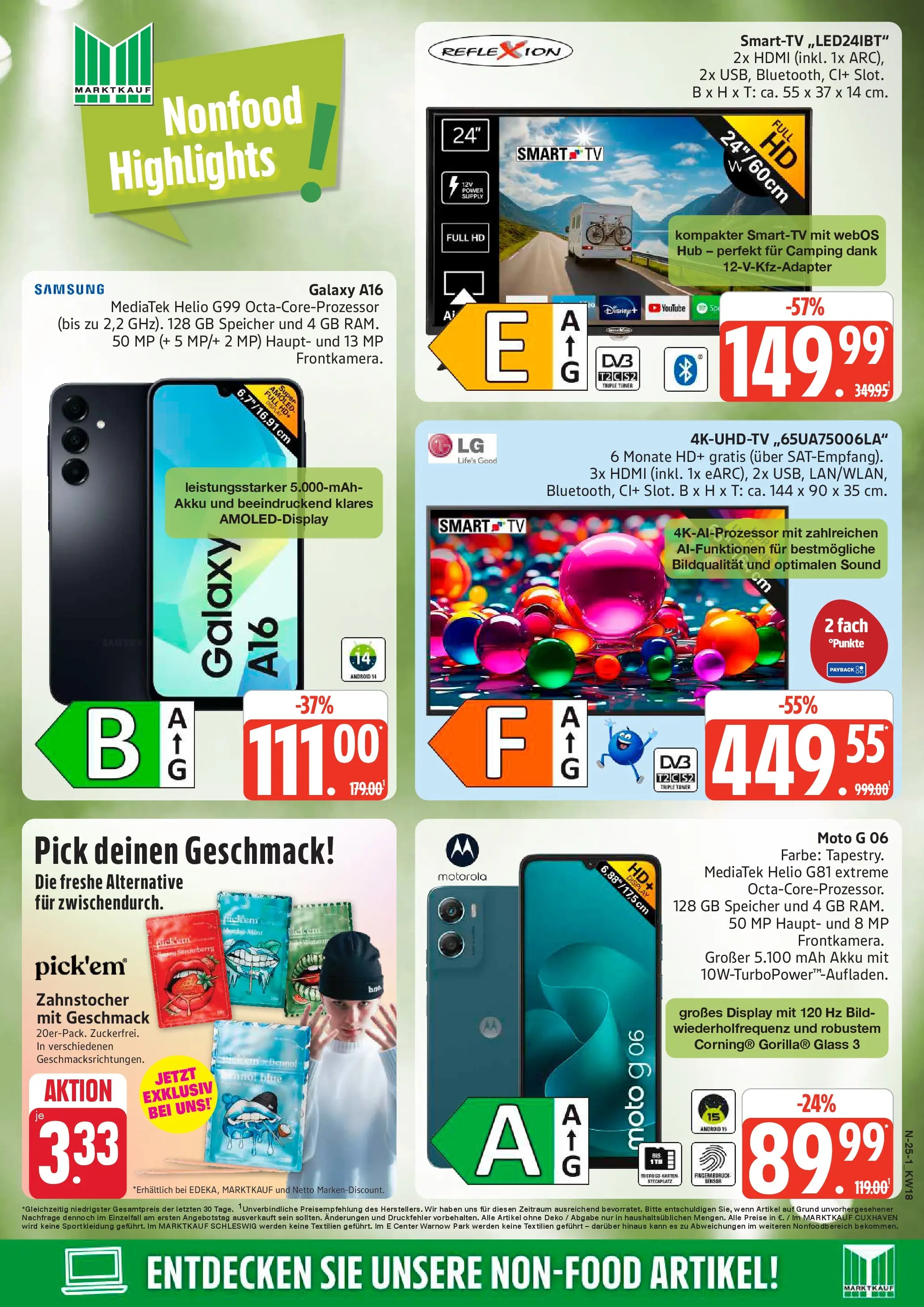 Edeka prospekt Rostock	 (ab 27.04.2026) » Angebote Online | Seite: 25 | Produkte: LG, Samsung, Smart TV, TV