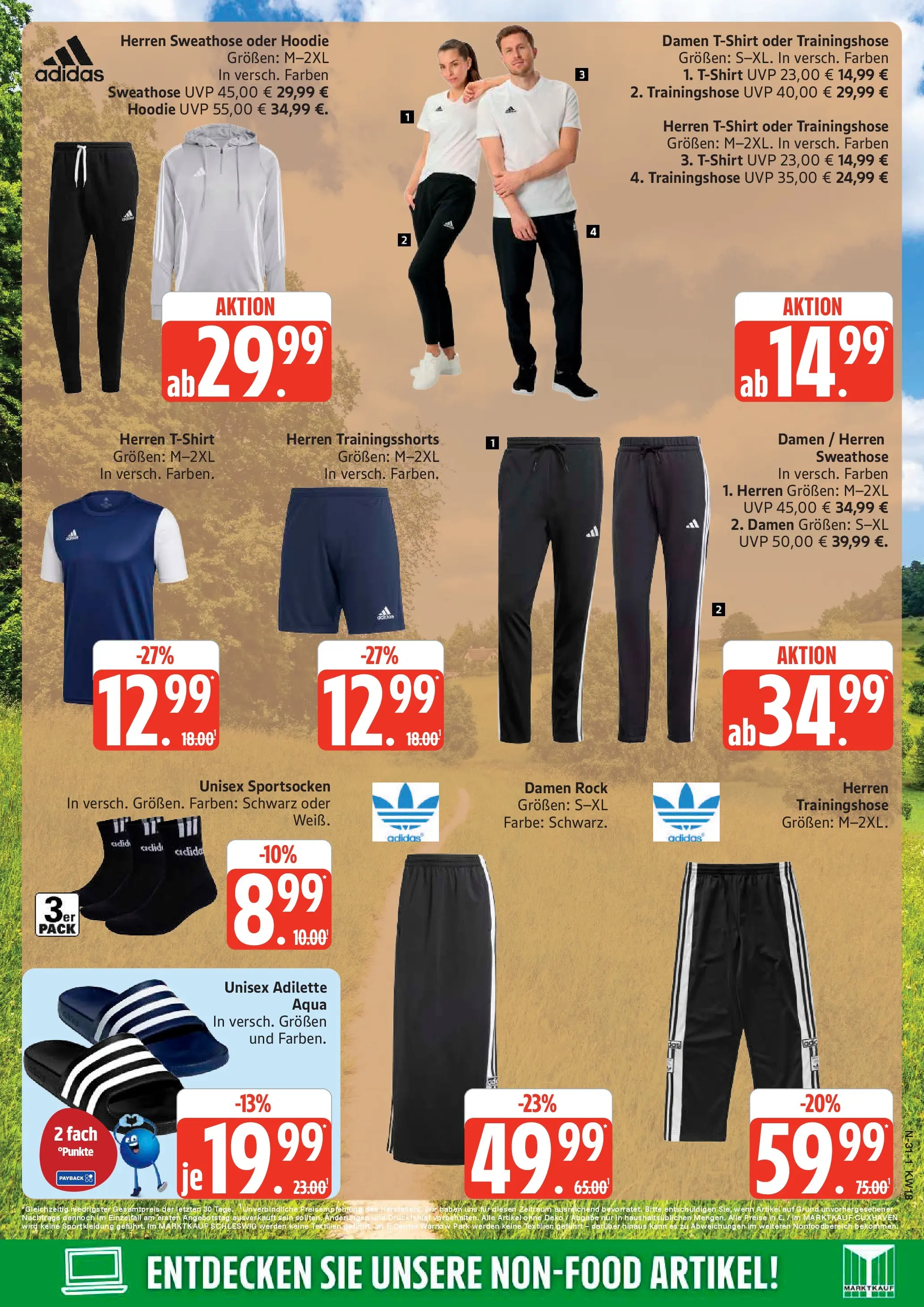 Edeka prospekt Rostock	 (ab 27.04.2026) » Angebote Online | Seite: 31 | Produkte: T-Shirt, Trainingshose, Hoodie, Rock