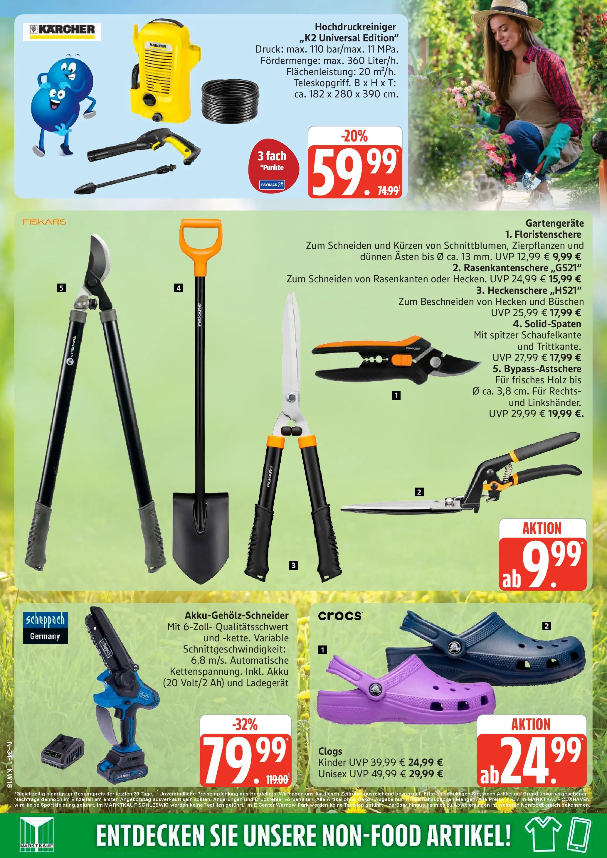 Edeka prospekt Rostock	 (ab 27.04.2026) » Angebote Online | Seite: 34 | Produkte: Hochdruckreiniger, Ladegerät