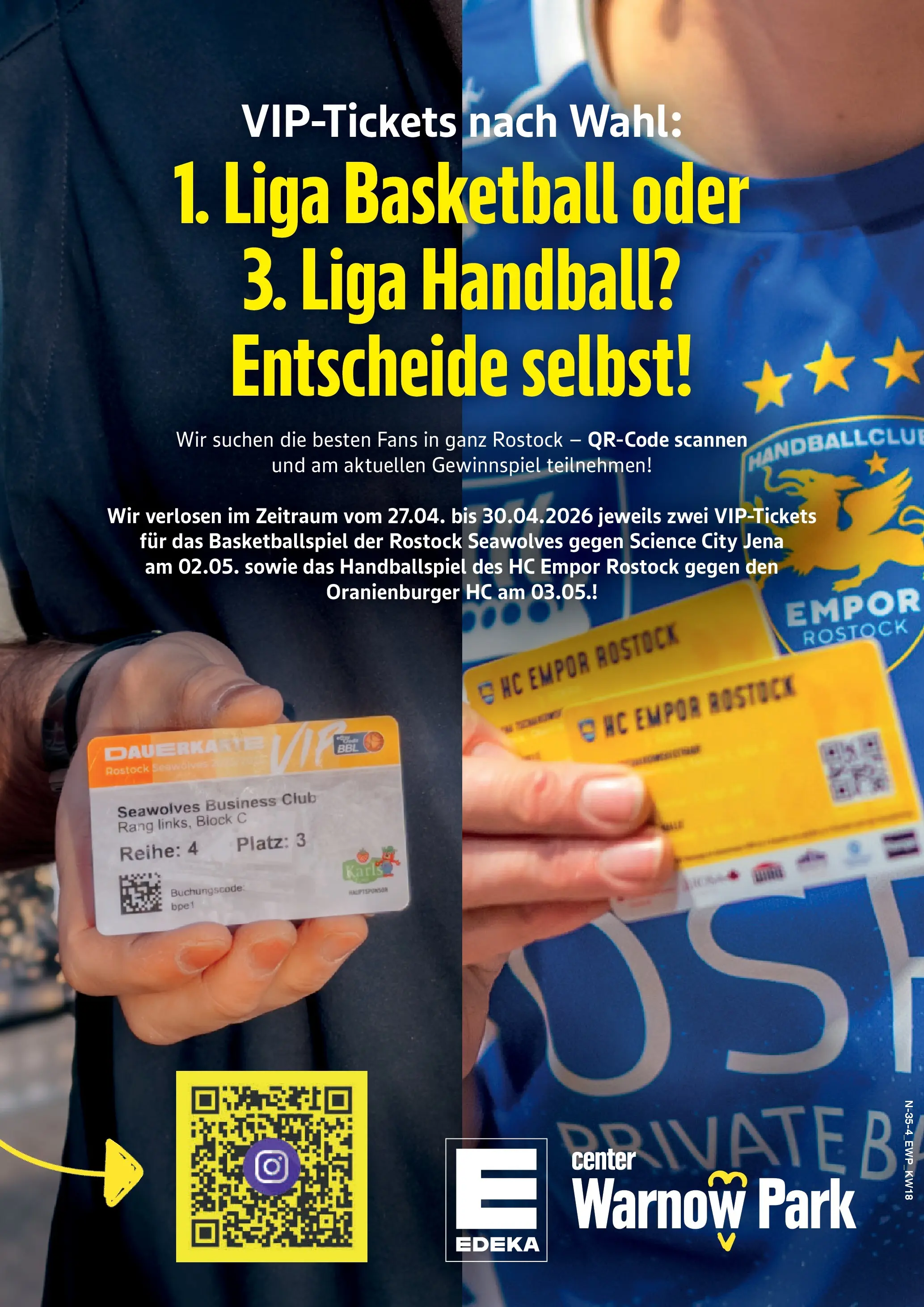 Edeka prospekt Rostock	 (ab 27.04.2026) » Angebote Online | Seite: 35 | Produkte: Handball, Basketball