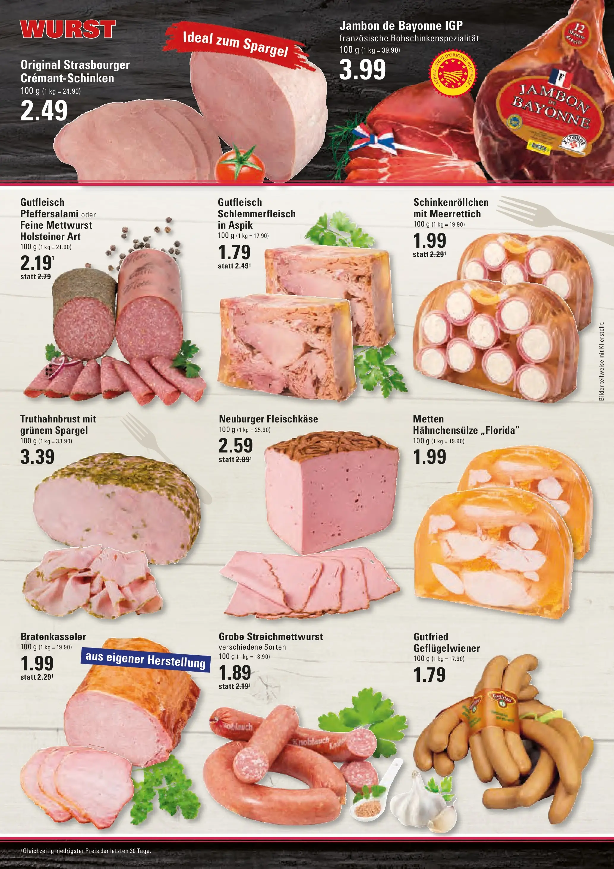 Edeka prospekt Hamburg	 (ab 27.04.2026) » Angebote Online | Seite: 5 | Produkte: Spargel, Bilder, Wurst