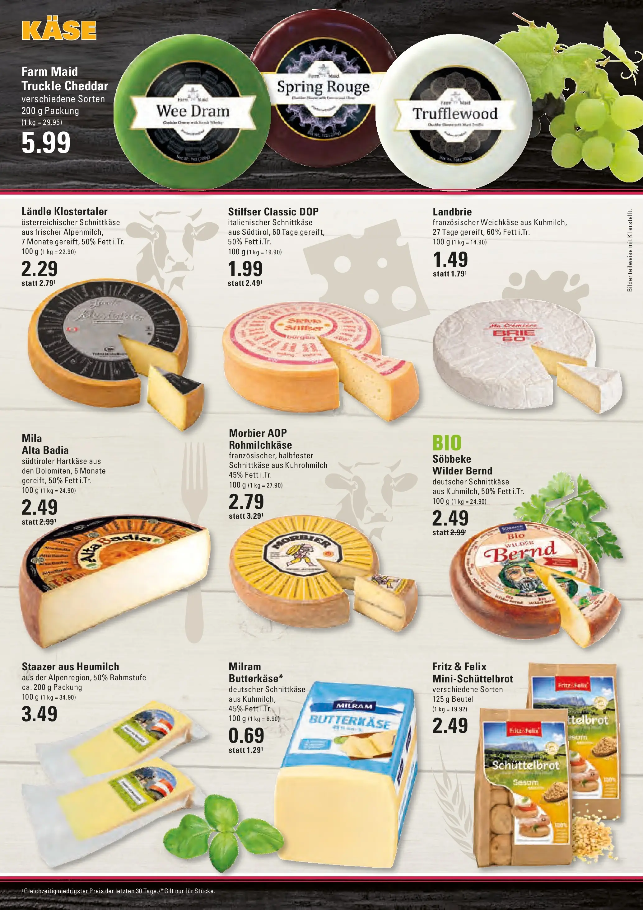 Edeka prospekt Hamburg	 (ab 27.04.2026) » Angebote Online | Seite: 7 | Produkte: Käse, Rouge, Bilder, Milram