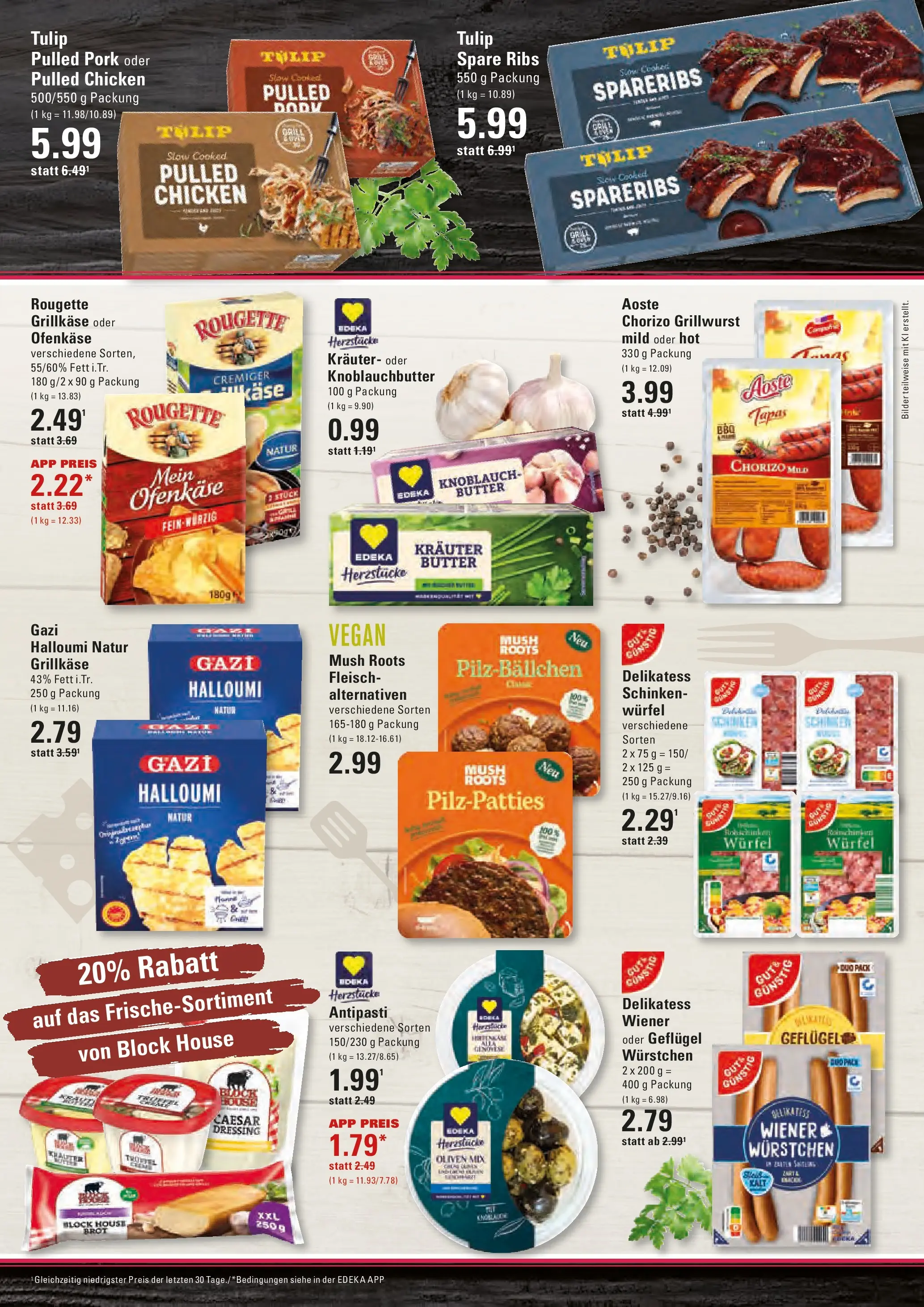 Edeka prospekt Hamburg	 (ab 27.04.2026) » Angebote Online | Seite: 9 | Produkte: Spare ribs, Bilder, Schinken, Fleisch