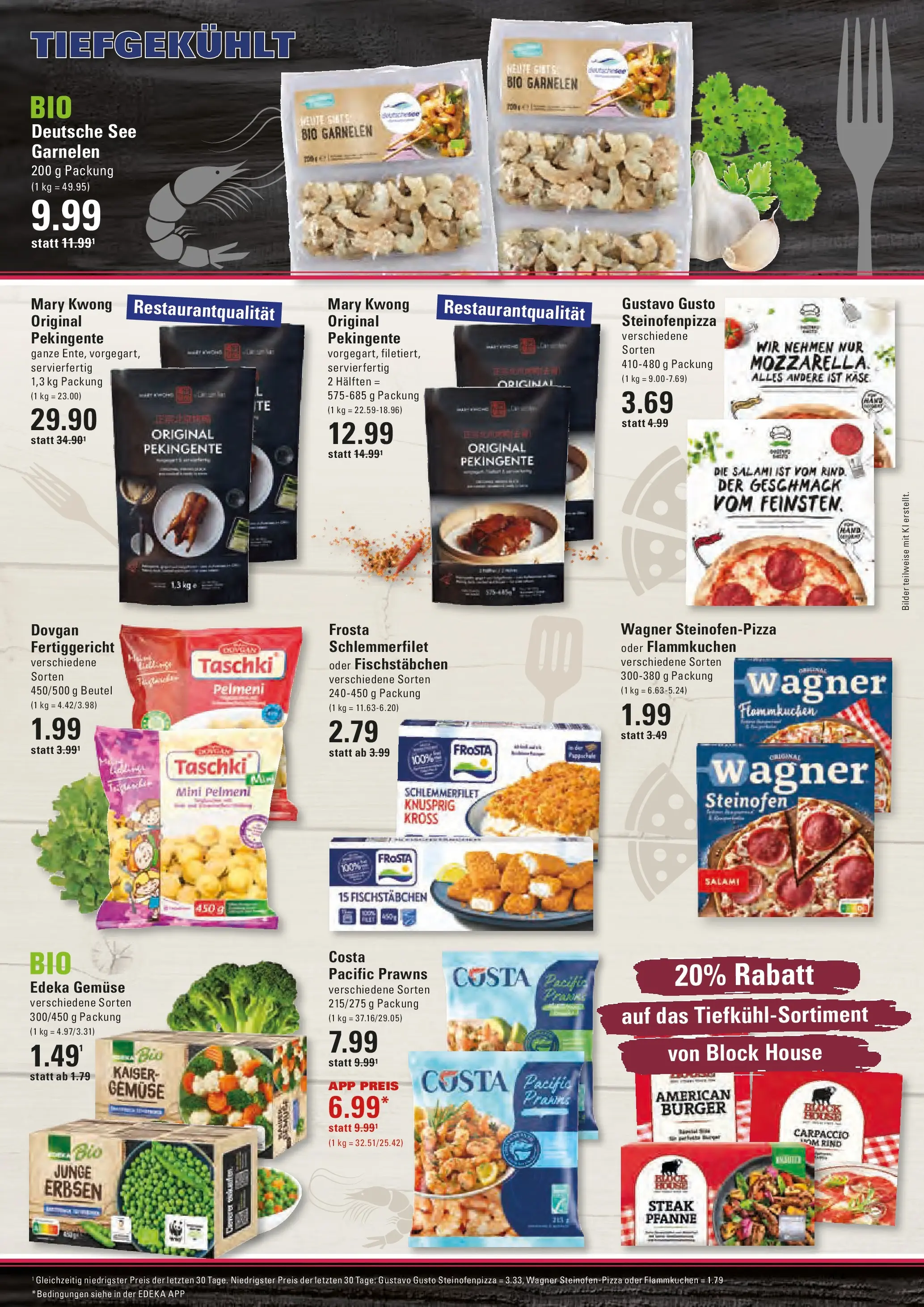 Edeka prospekt Hamburg	 (ab 27.04.2026) » Angebote Online | Seite: 10 | Produkte: Frosta, Bilder, Steak, Erbsen
