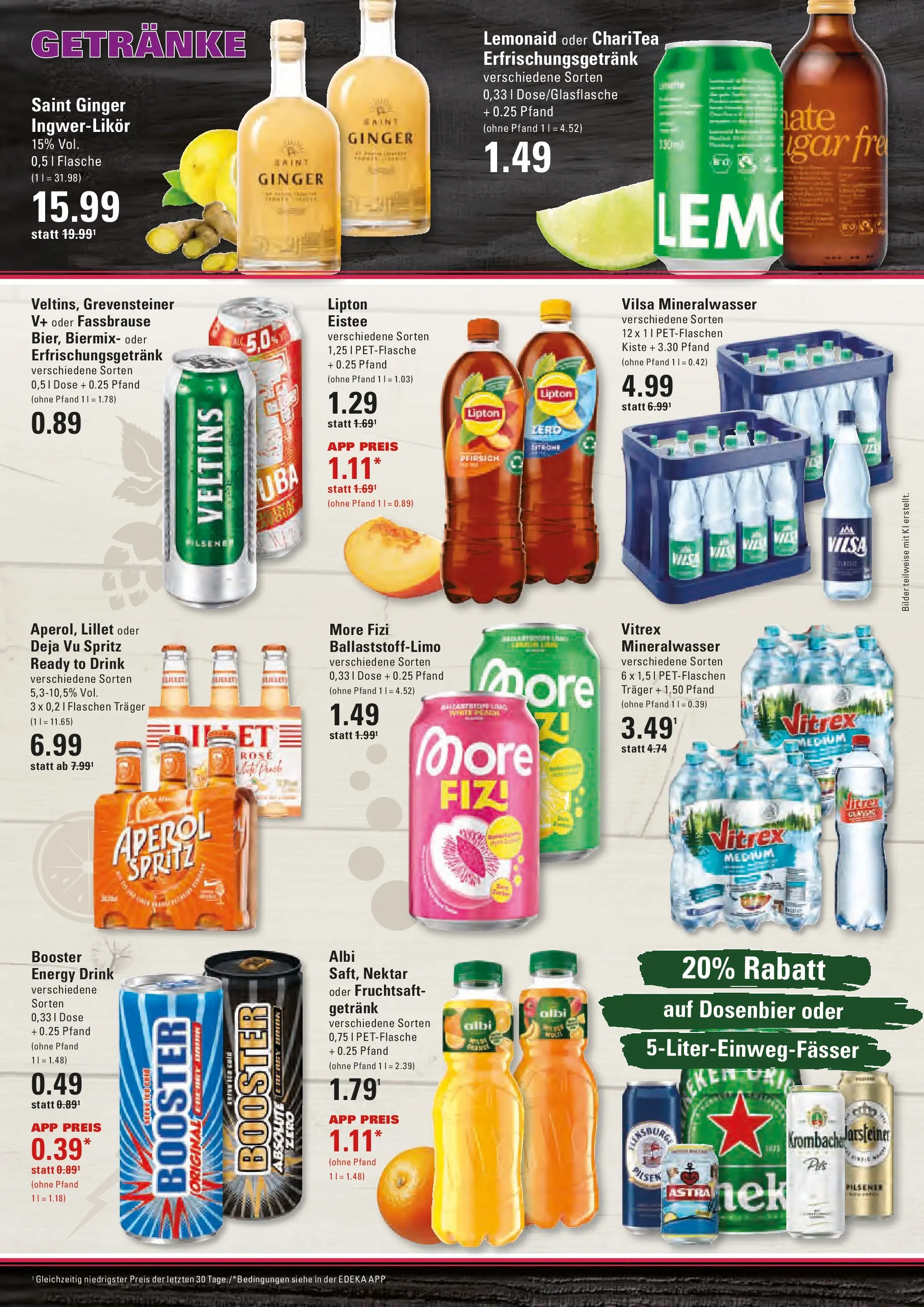 Edeka prospekt Hamburg	 (ab 27.04.2026) » Angebote Online | Seite: 14 | Produkte: Limonade, Bilder, Aperol, Fruchtsaft