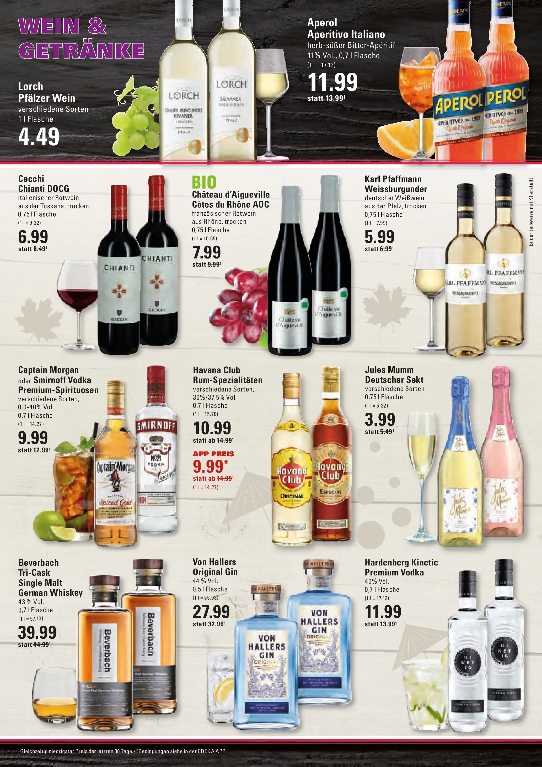 Edeka prospekt Hamburg	 (ab 27.04.2026) » Angebote Online | Seite: 15 | Produkte: Havana club, Rum, Smirnoff, Aperol