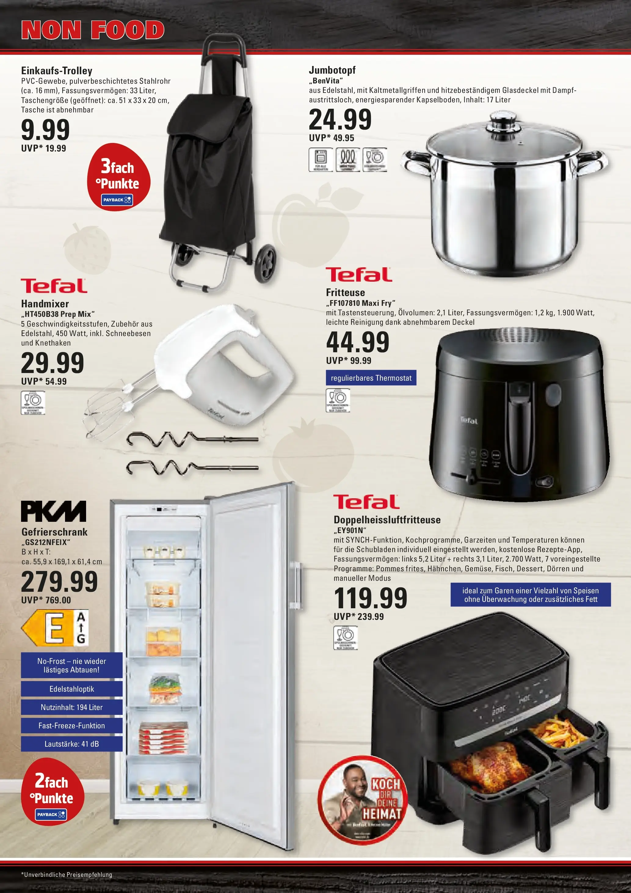 Edeka prospekt Stade	 (ab 27.04.2026) » Angebote Online | Seite: 20 | Produkte: Tasche, Gefrierschrank, Mixer, Fritteuse