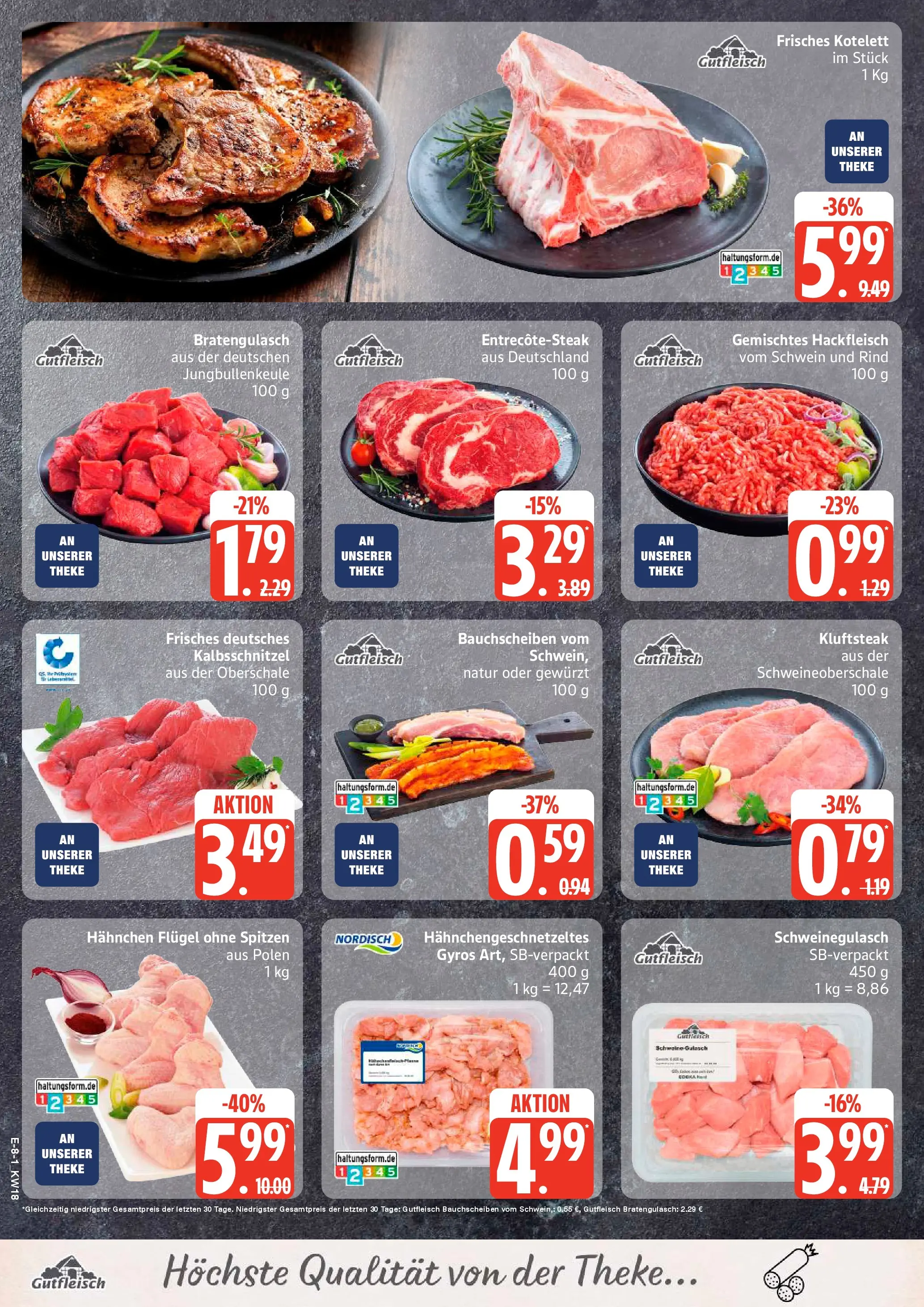 Edeka prospekt Tostedt	 (ab 27.04.2026) » Angebote Online | Seite: 9 | Produkte: Schweinegulasch, Hahnchen, Theke, Gyros