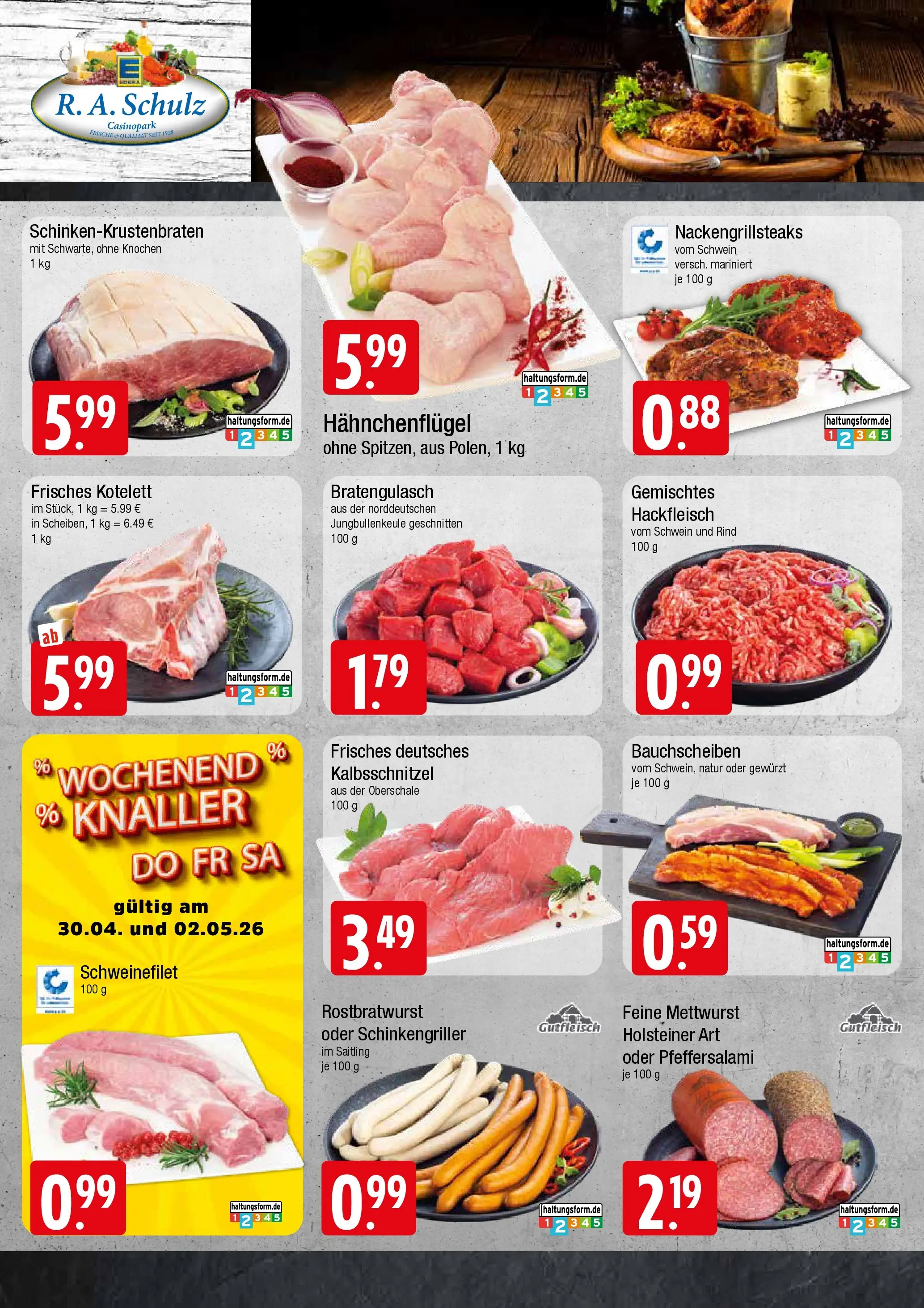 Edeka prospekt Wentorf	 (ab 27.04.2026) » Angebote Online | Seite: 2 | Produkte: Schweinefilet, Hackfleisch