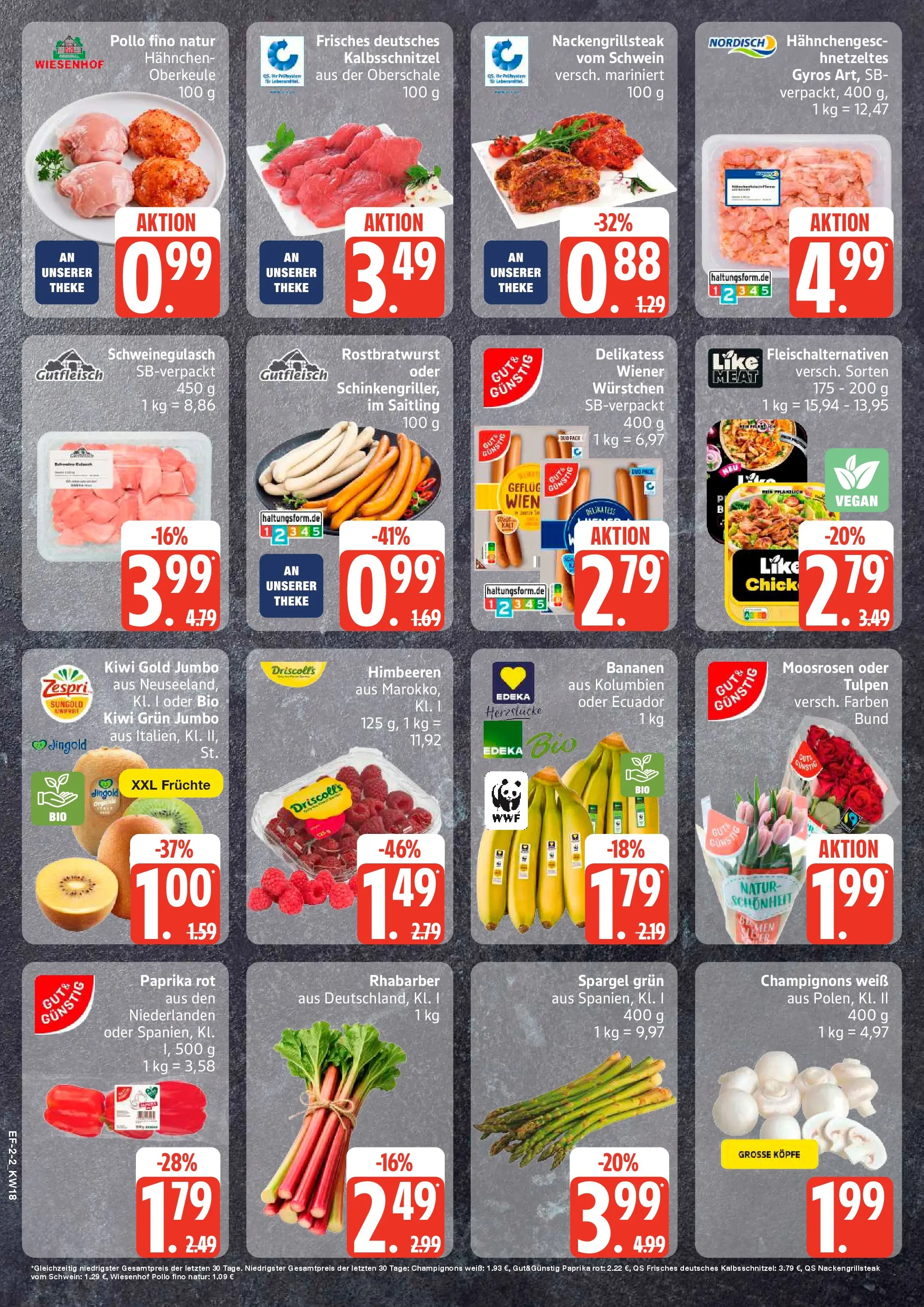 Edeka prospekt Luhnstedt	 (ab 27.04.2026) » Angebote Online | Seite: 2 | Produkte: Theke, Bananen, Paprika, Like meat