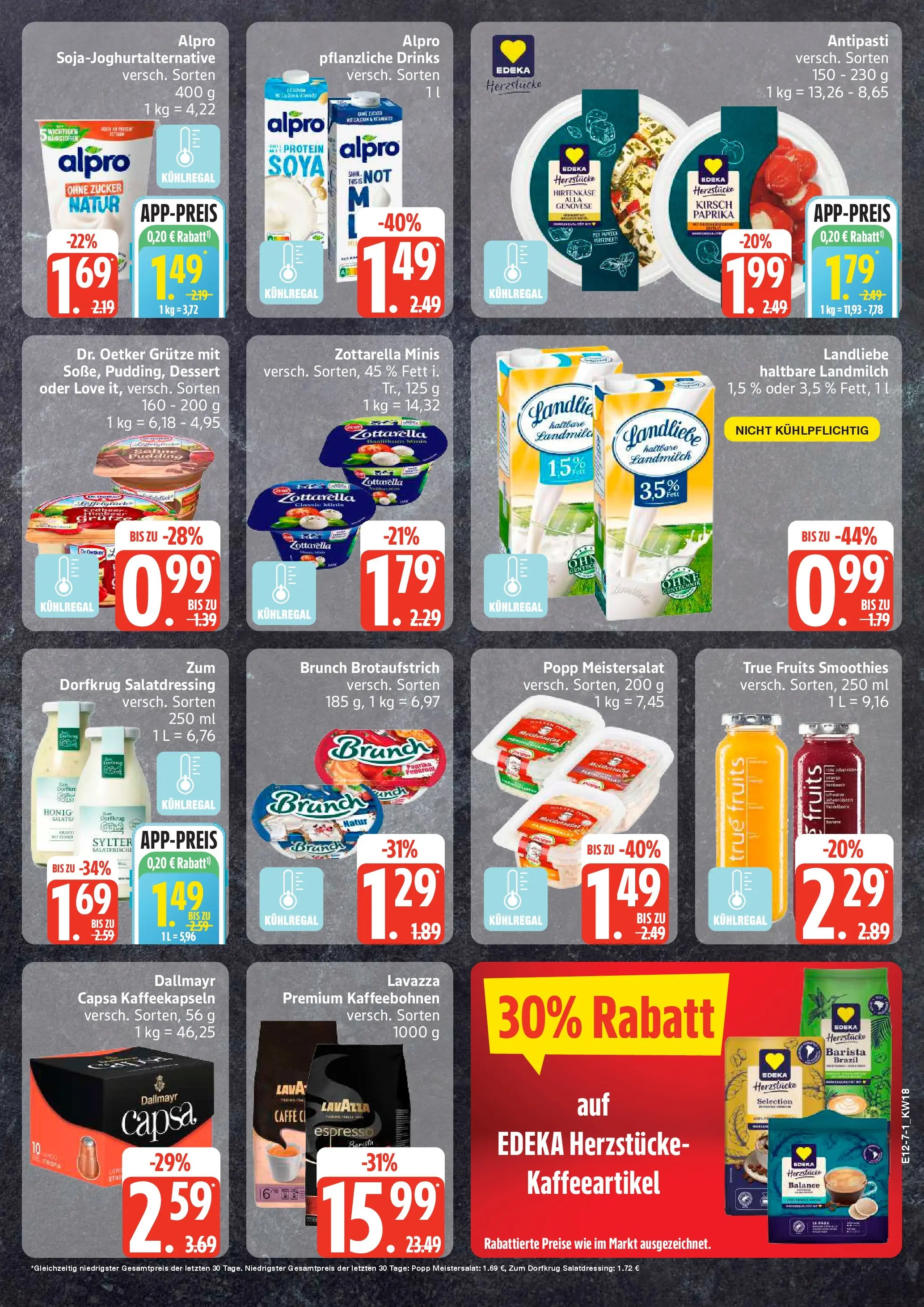 Edeka prospekt Hamburg	 (ab 27.04.2026) » Angebote Online | Seite: 7 | Produkte: Lavazza, Mozzarella, Dallmayr, Dallmayr capsa