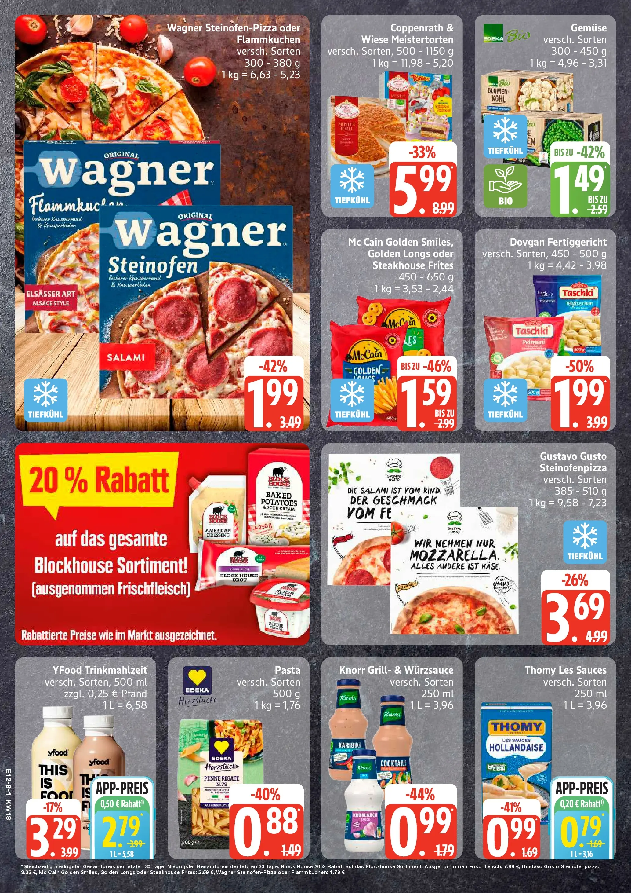 Edeka prospekt Hamburg	 (ab 27.04.2026) » Angebote Online | Seite: 8 | Produkte: Thomy les sauces, Dressing, YFood, Salami