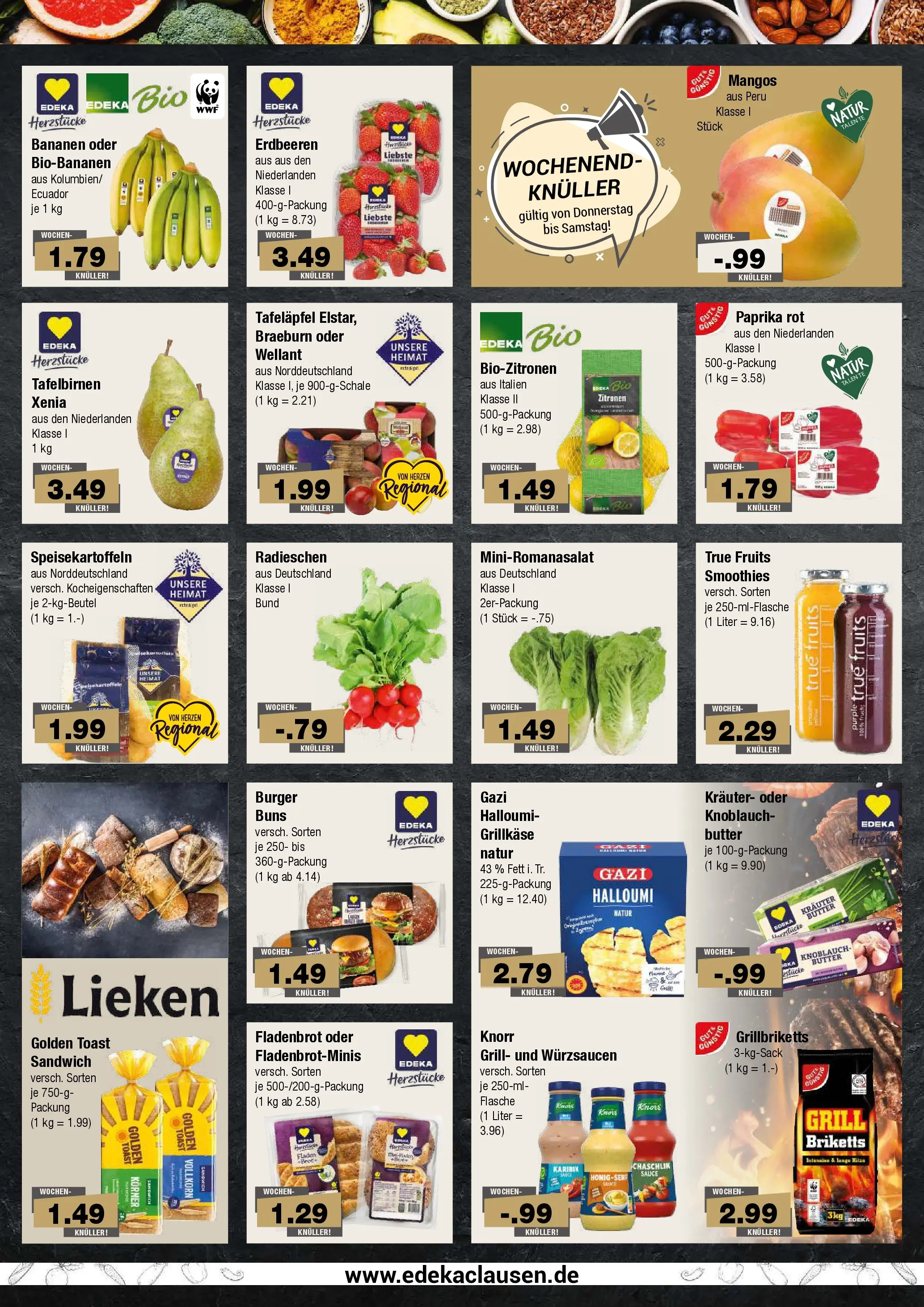 Edeka prospekt Hamburg	 (ab 27.04.2026) » Angebote Online | Seite: 2 | Produkte: Grill, Butter, Bananen, Erdbeeren