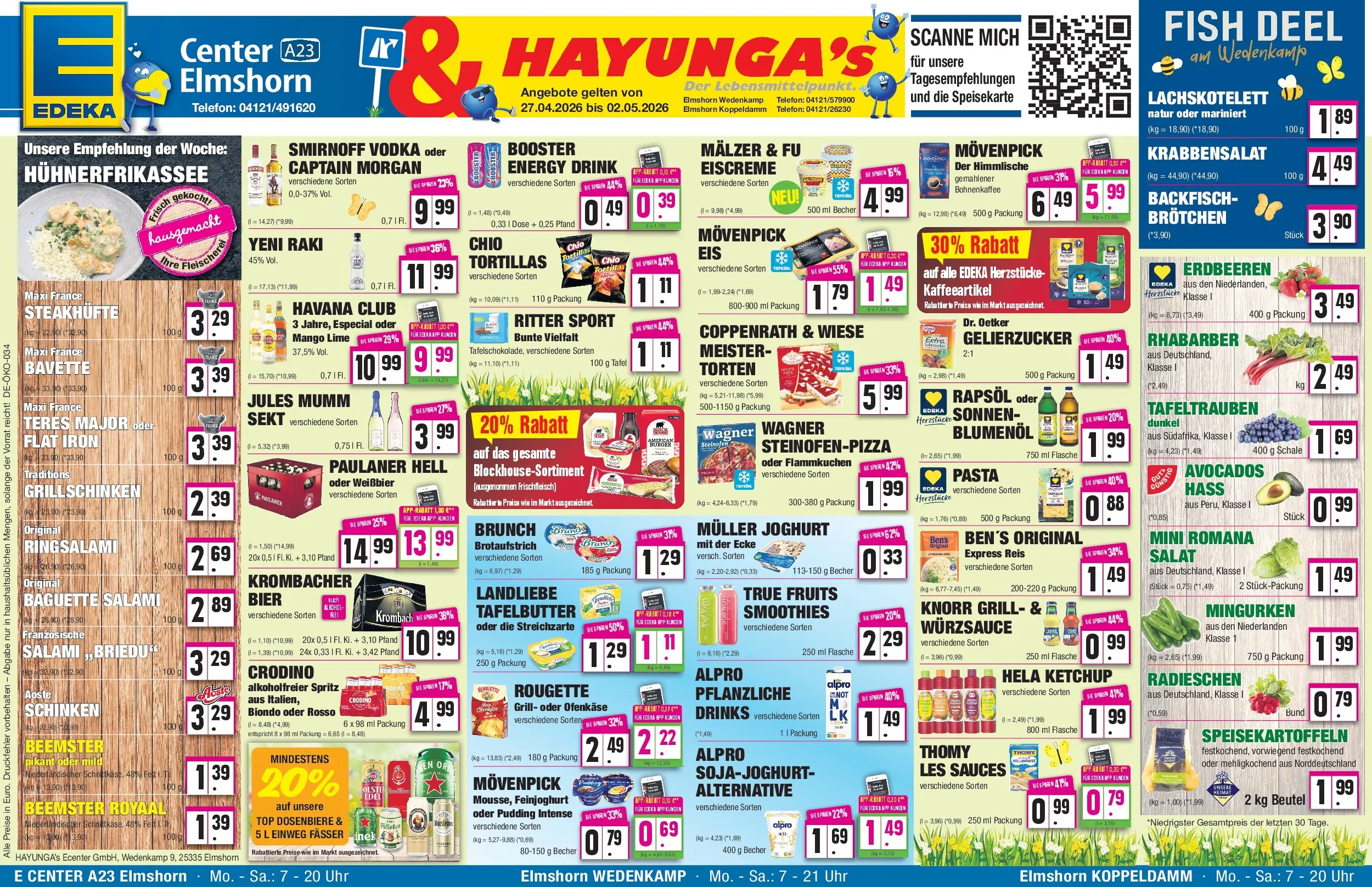 Edeka prospekt Elmshorn	 (ab 27.04.2026) » Angebote Online | Seite: 1 | Produkte: Weißbier, Pizza, Vodka, Ketchup