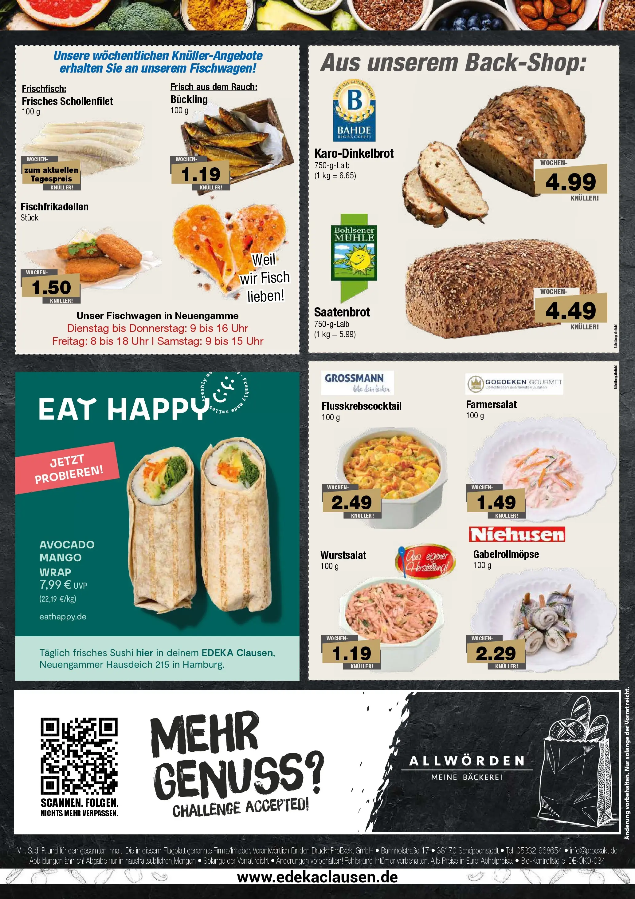 Edeka prospekt Hamburg	 (ab 27.04.2026) » Angebote Online | Seite: 8 | Produkte: Mühle, Fisch, Avocado, Uhr