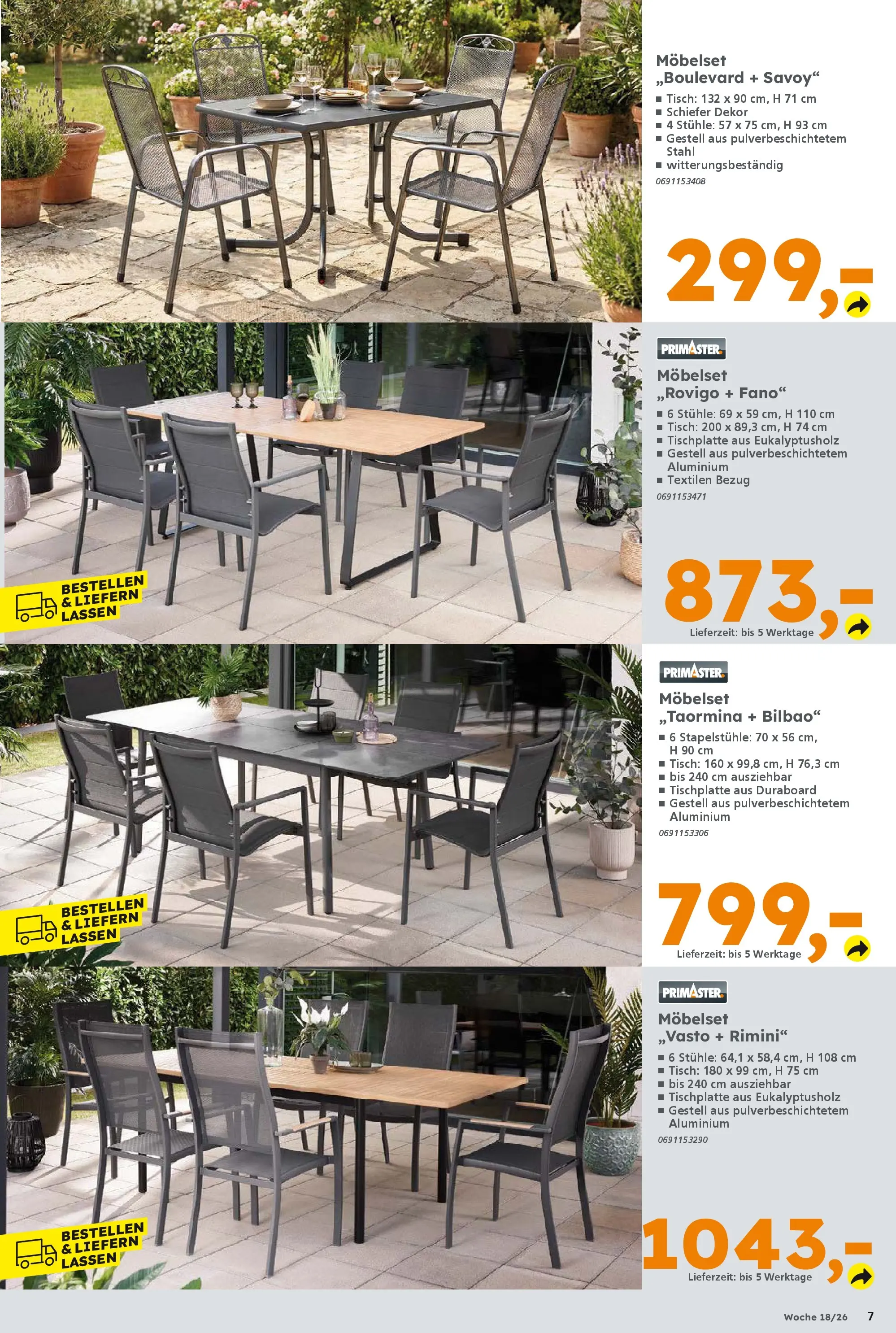 Globus Baumarkt Prospekt Dresden	 (ab 27.04.2026) zum Blättern | Seite: 7 | Produkte: Tisch