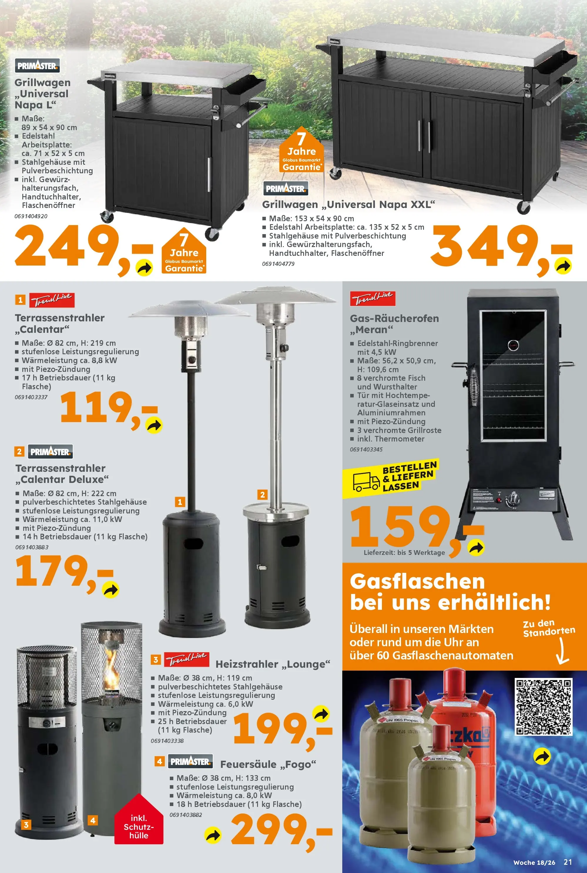 Globus Baumarkt Prospekt Dresden	 (ab 27.04.2026) zum Blättern | Seite: 21 | Produkte: Thermometer, Tür, Fisch, Uhr