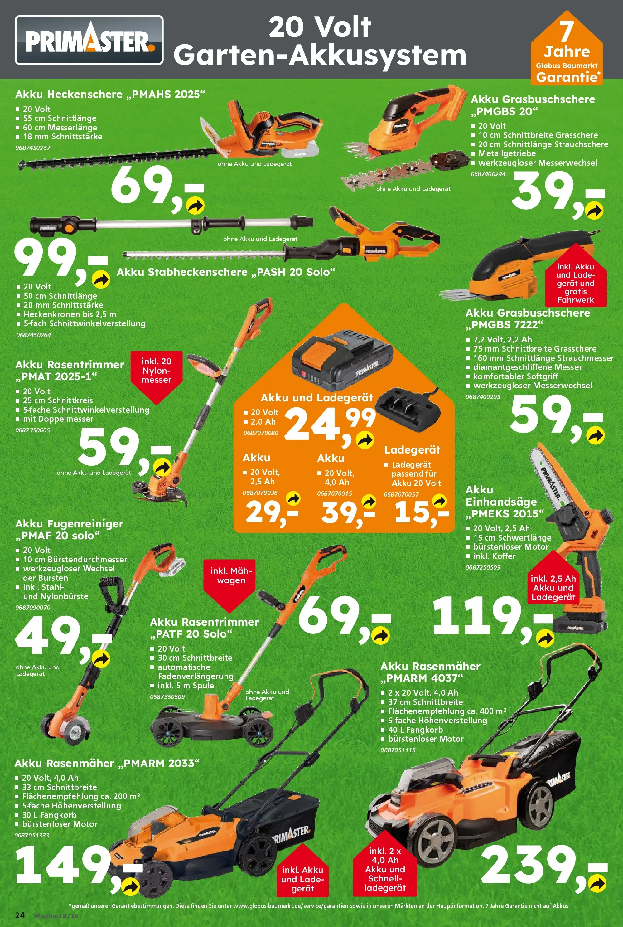 Globus Baumarkt Prospekt Dresden	 (ab 27.04.2026) zum Blättern | Seite: 24 | Produkte: Rasenmäher, Koffer, Ladegerät