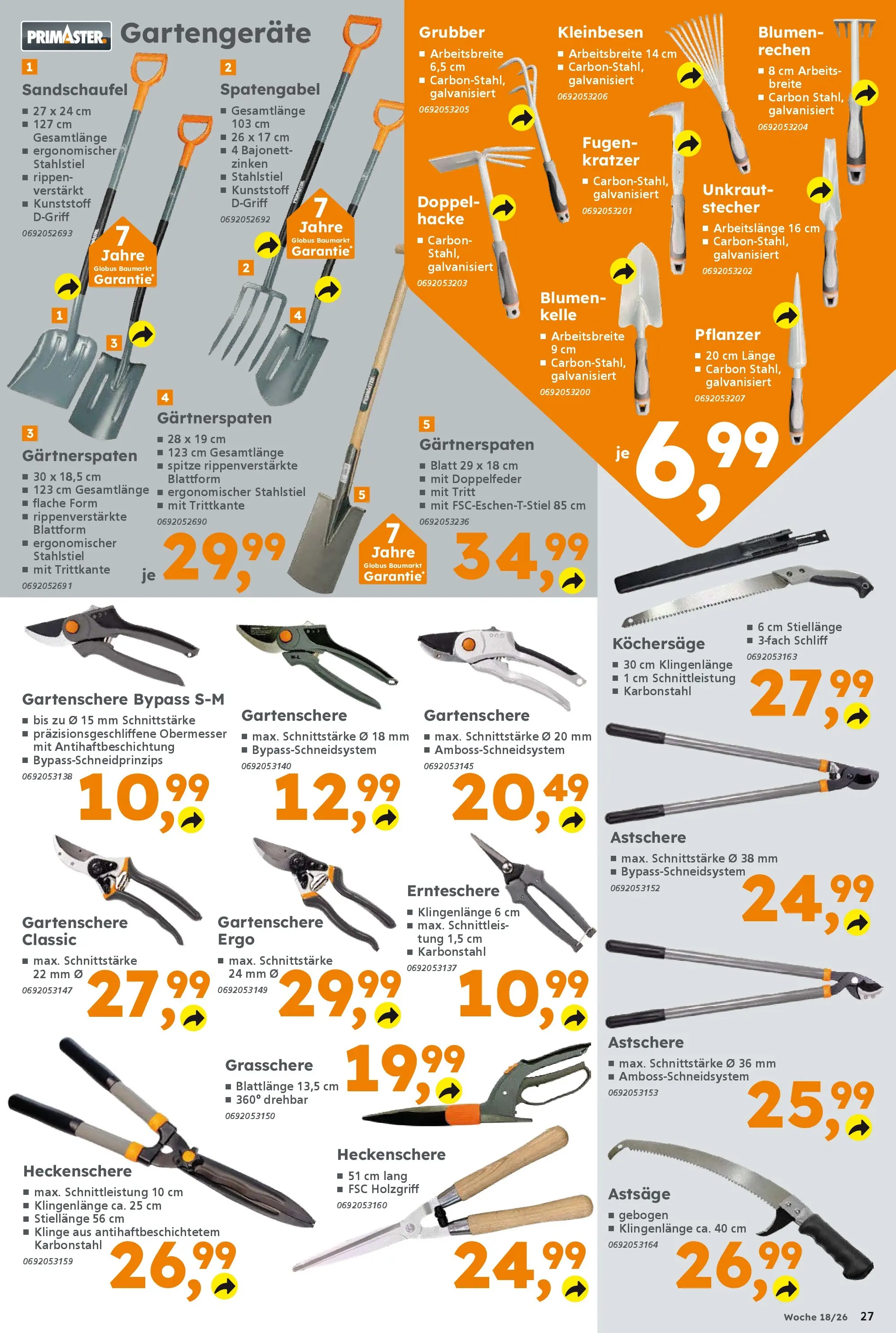 Globus Baumarkt Prospekt Dresden	 (ab 27.04.2026) zum Blättern | Seite: 27 | Produkte: Blumen