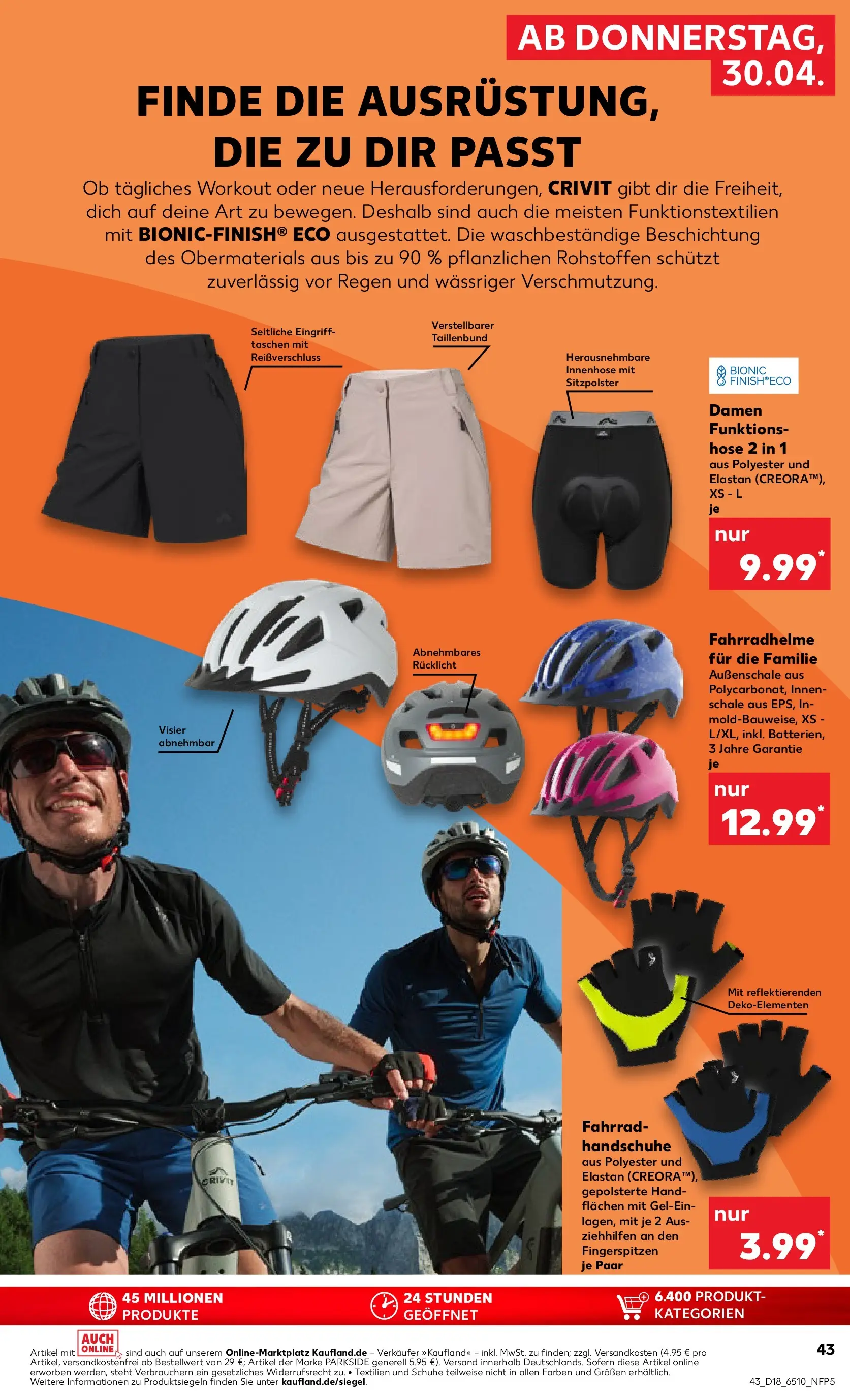 Prospekt Kaufland ab 29.04.2026 » Angebote Online zum Blättern | Seite: 45 | Produkte: Hose, Handschuhe