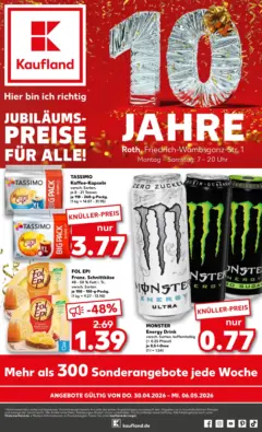 Kaufland Prospekt Roth	 ab 30.04.2026 gültig