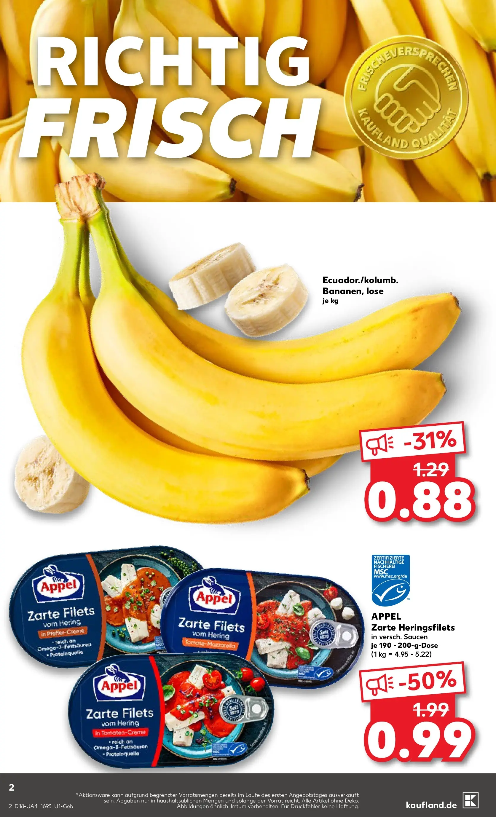 Prospekt Kaufland ab 30.04.2026 » Angebote Online zum Blättern | Seite: 2 | Produkte: Mozzarella