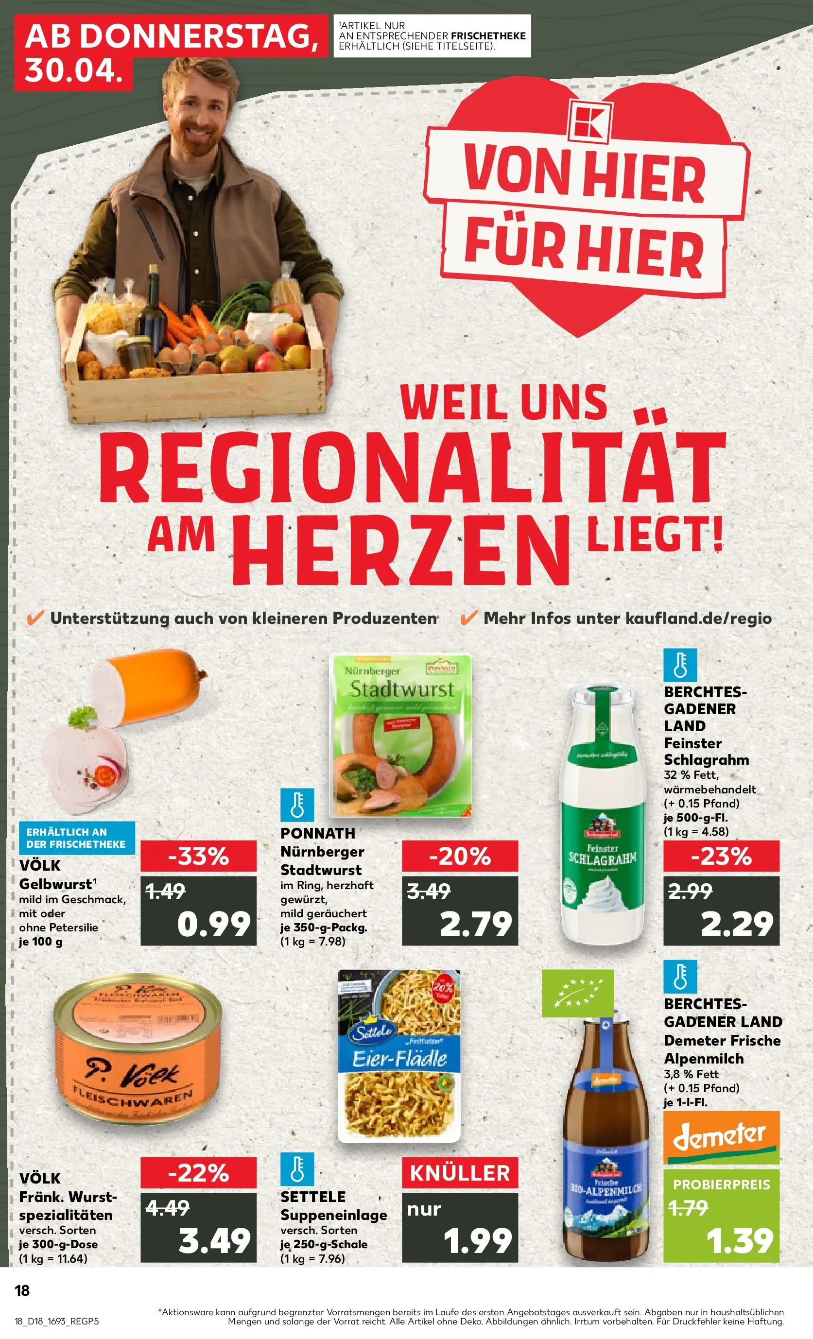 Prospekt Kaufland ab 30.04.2026 » Angebote Online zum Blättern | Seite: 26 | Produkte: Wurst, Petersilie