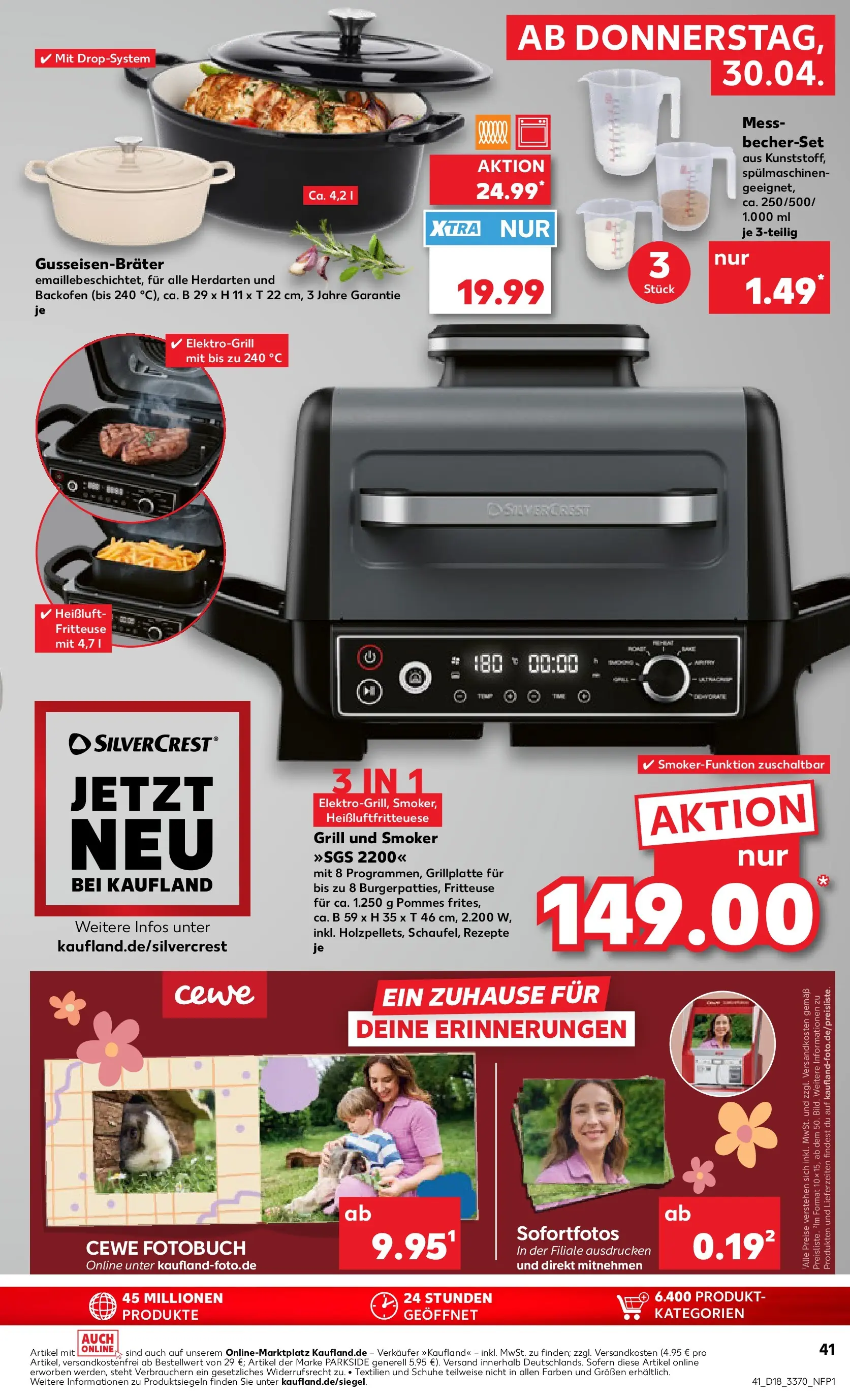 Prospekt Kaufland ab 30.04.2026 » Angebote Online zum Blättern | Seite: 41 | Produkte: Grill, Pommes, Backofen, Fritteuse