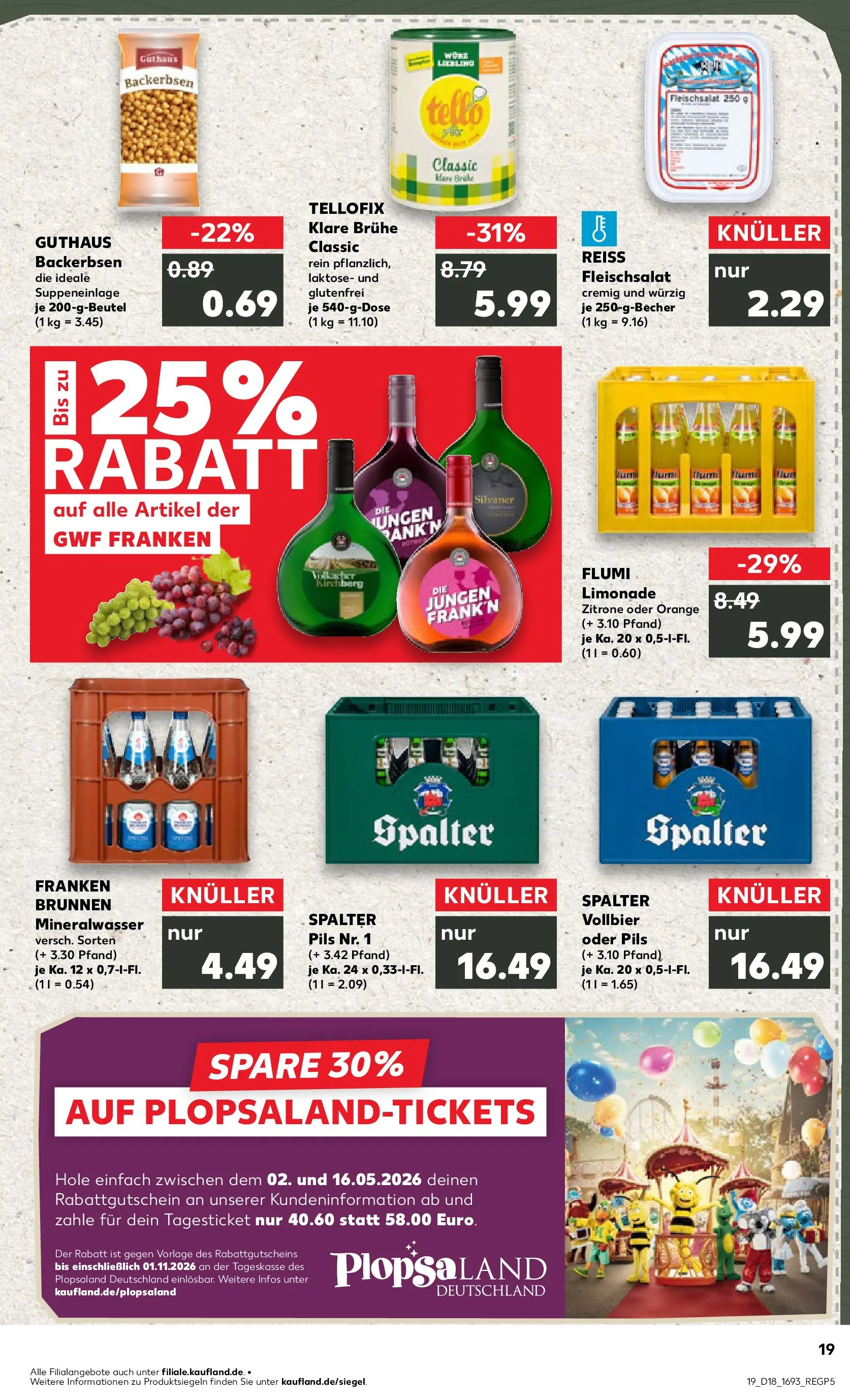 Prospekt Kaufland ab 30.04.2026 » Angebote Online zum Blättern | Seite: 27 | Produkte: Pils, Limonade, Mineralwasser, Zitrone