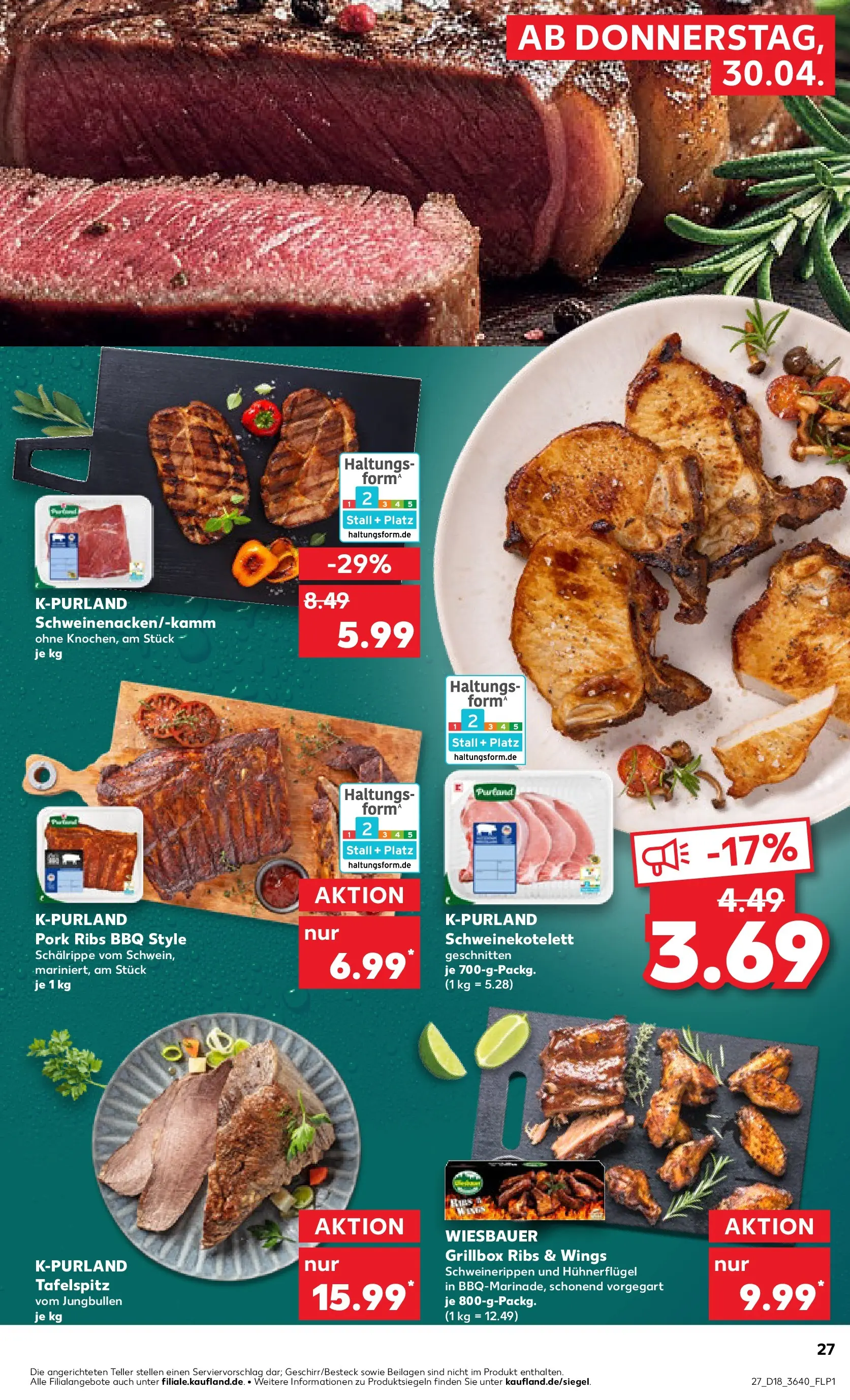 Prospekt Kaufland ab 30.04.2026 » Angebote Online zum Blättern | Seite: 27 | Produkte: Tafelspitz
