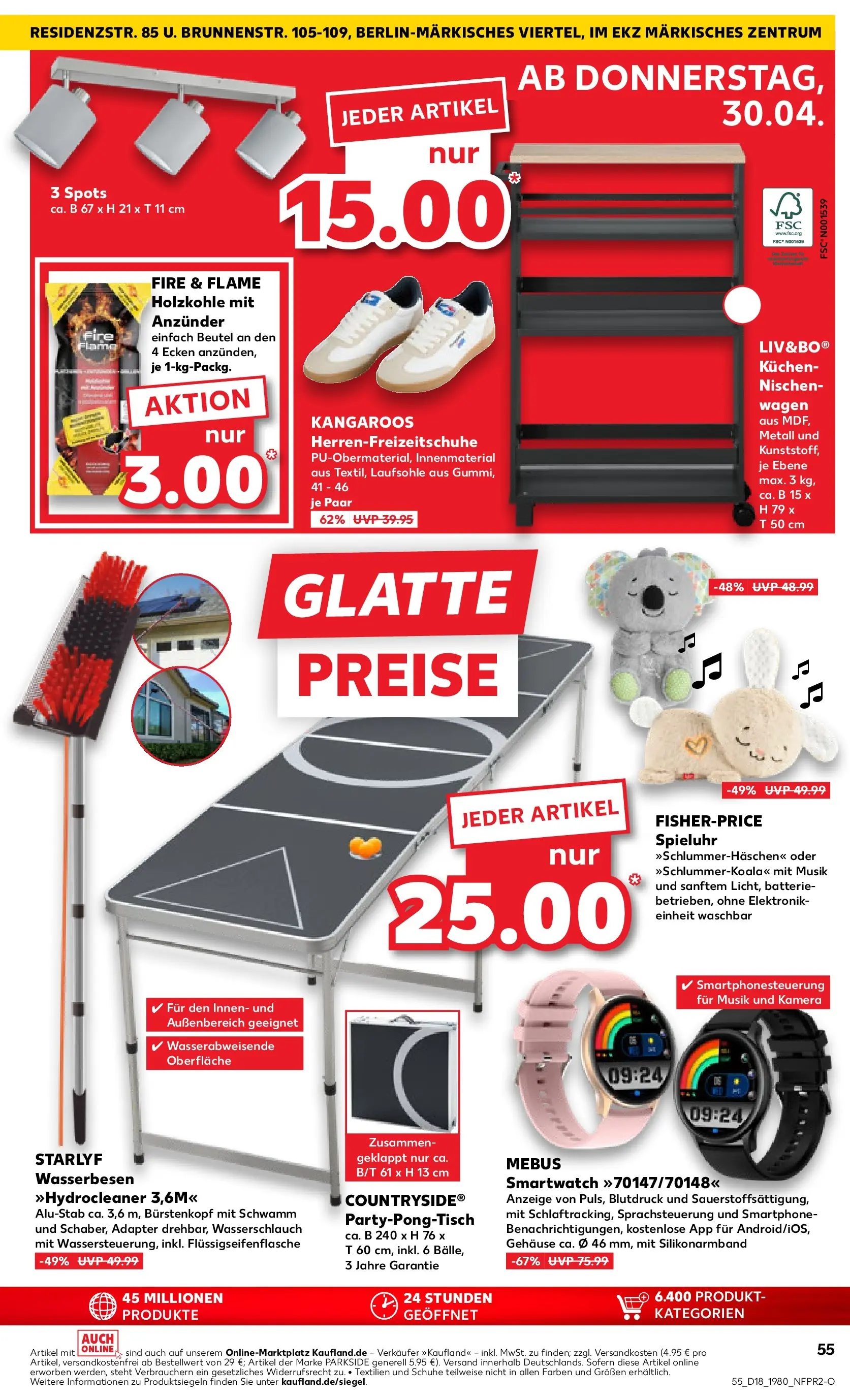 Prospekt Kaufland ab 30.04.2026 » Angebote Online zum Blättern | Seite: 55 | Produkte: Kamera, Adapter, Kuchen, Smartphone