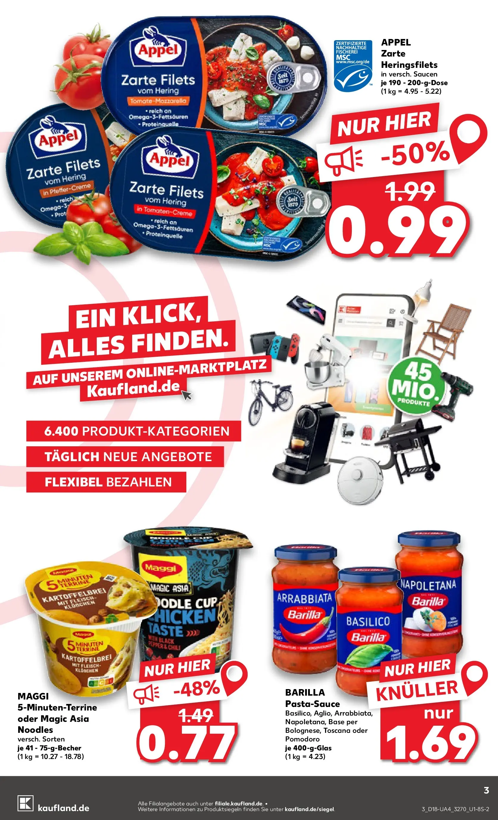 Prospekt Kaufland ab 30.04.2026 » Angebote Online zum Blättern | Seite: 3 | Produkte: Tomaten, Creme, Chili, Fleisch