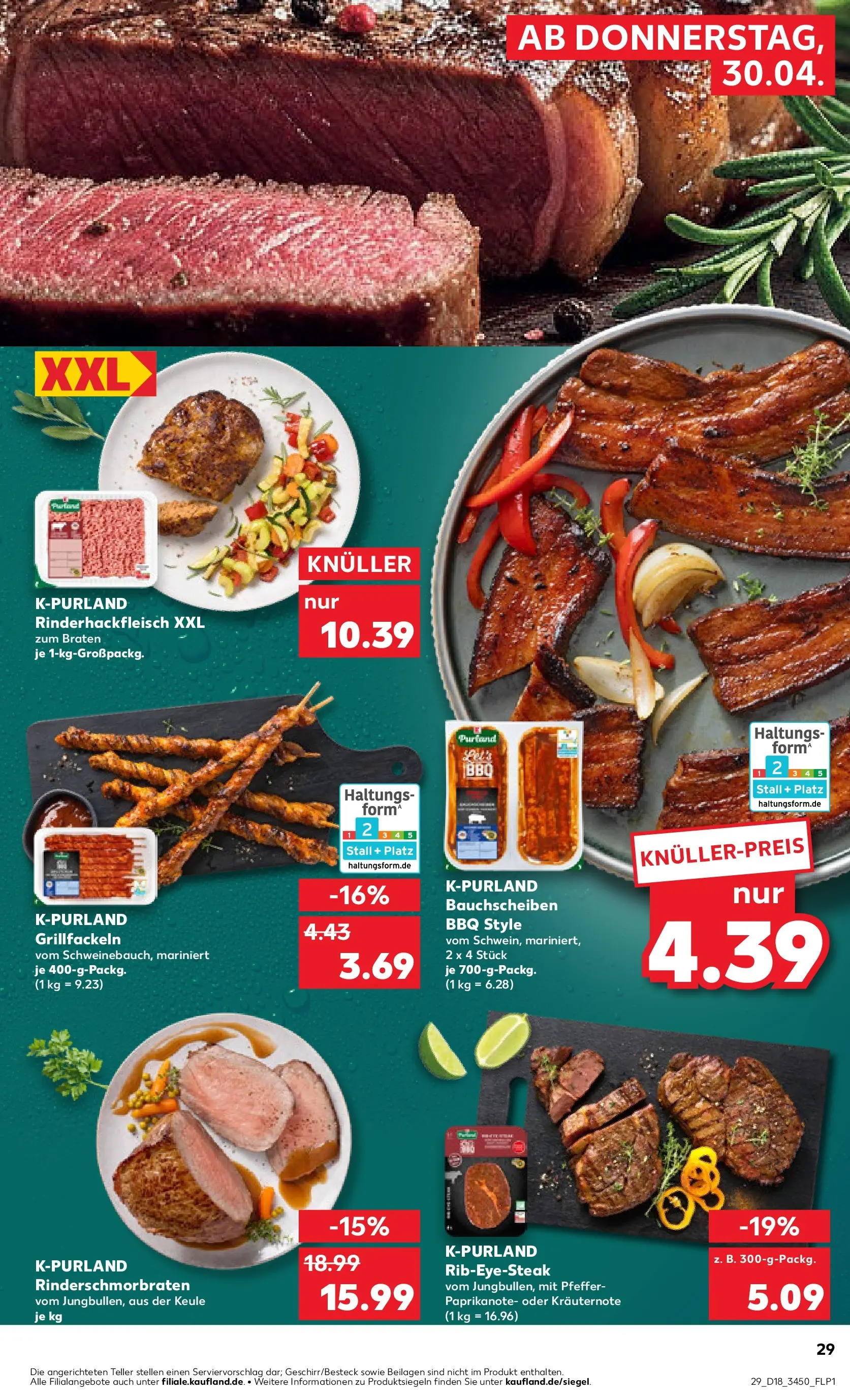 Prospekt Kaufland ab 29.04.2026 » Angebote Online zum Blättern | Seite: 29 | Produkte: Pfeffer, Steak
