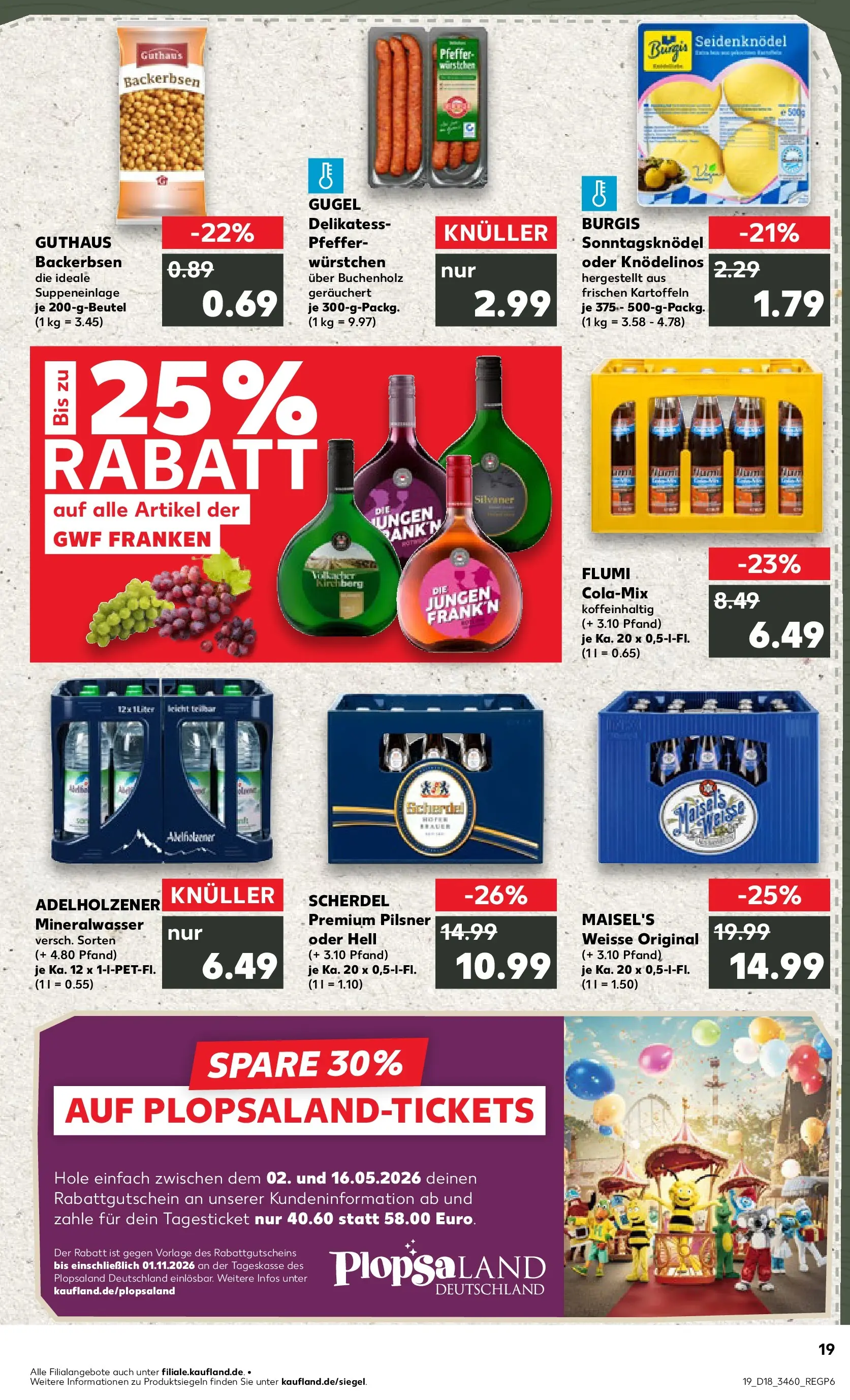 Prospekt Kaufland ab 30.04.2026 » Angebote Online zum Blättern | Seite: 27 | Produkte: Cola, Adelholzener, Kartoffeln, Pfeffer