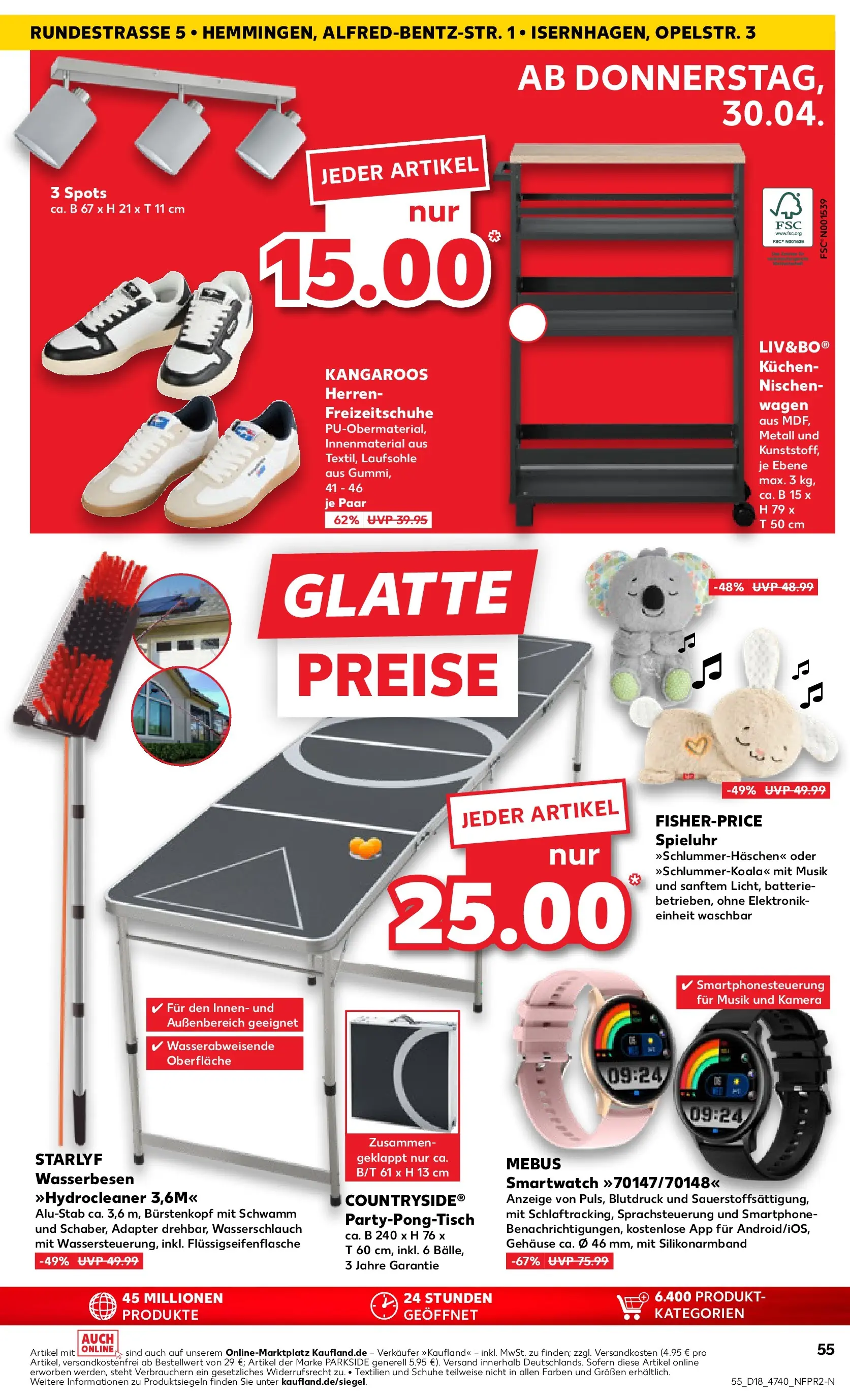 Prospekt Kaufland ab 30.04.2026 » Angebote Online zum Blättern | Seite: 55 | Produkte: Kamera, Adapter, Batterie, Smartphone