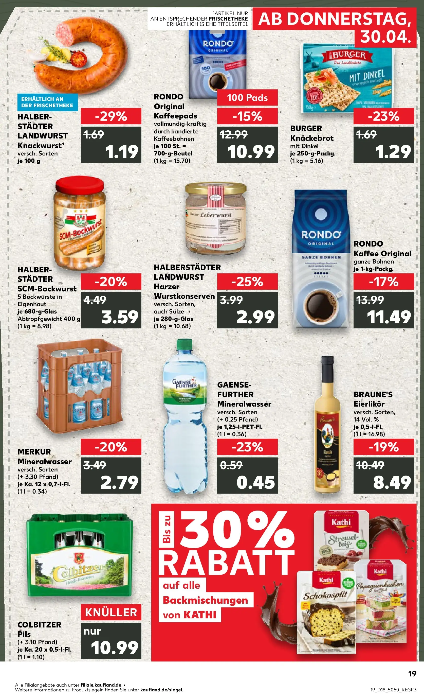 Prospekt Kaufland ab 29.04.2026 » Angebote Online zum Blättern | Seite: 19