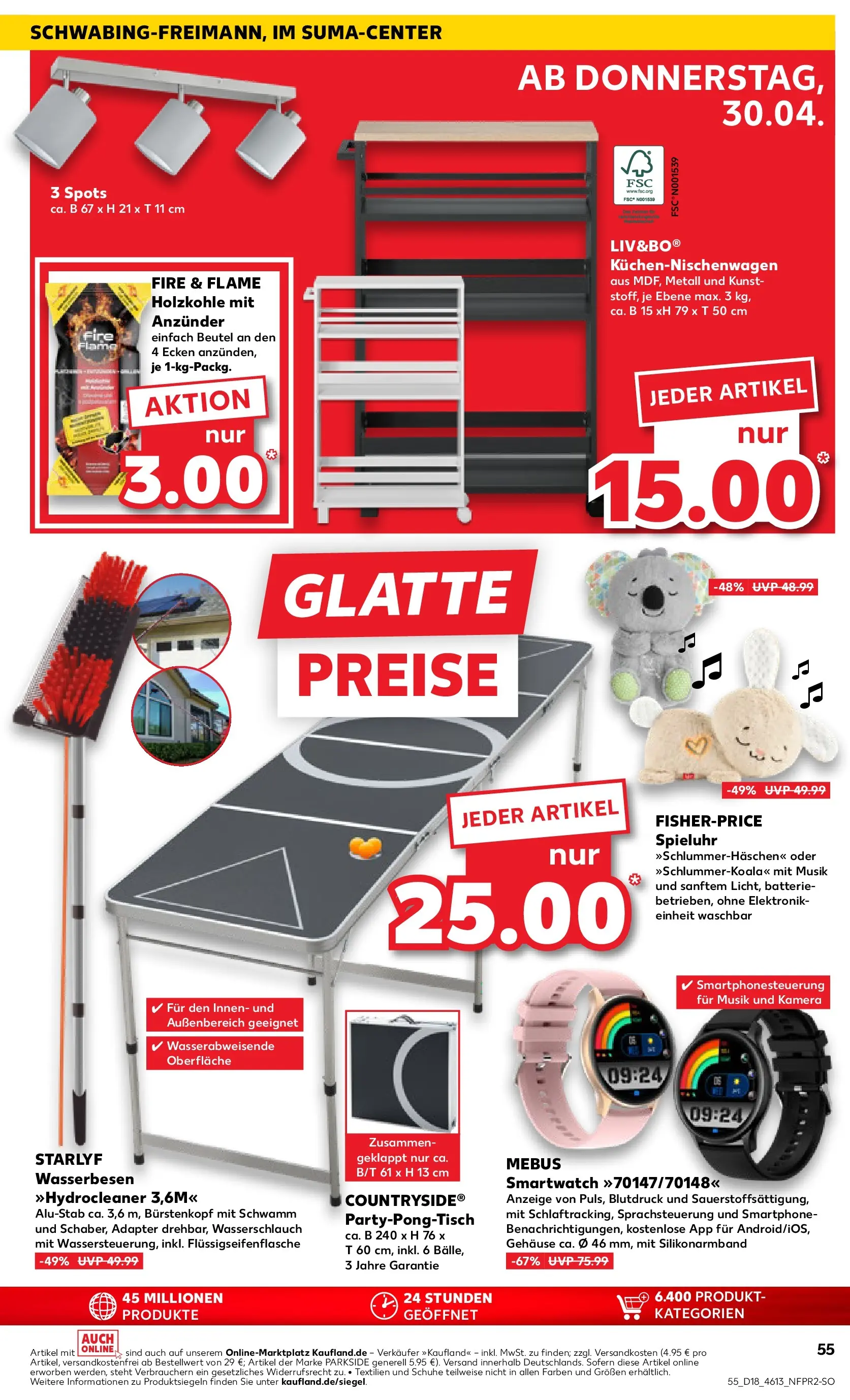 Prospekt Kaufland ab 30.04.2026 » Angebote Online zum Blättern | Seite: 55 | Produkte: Kamera, Adapter, Smartwatch, Smartphone