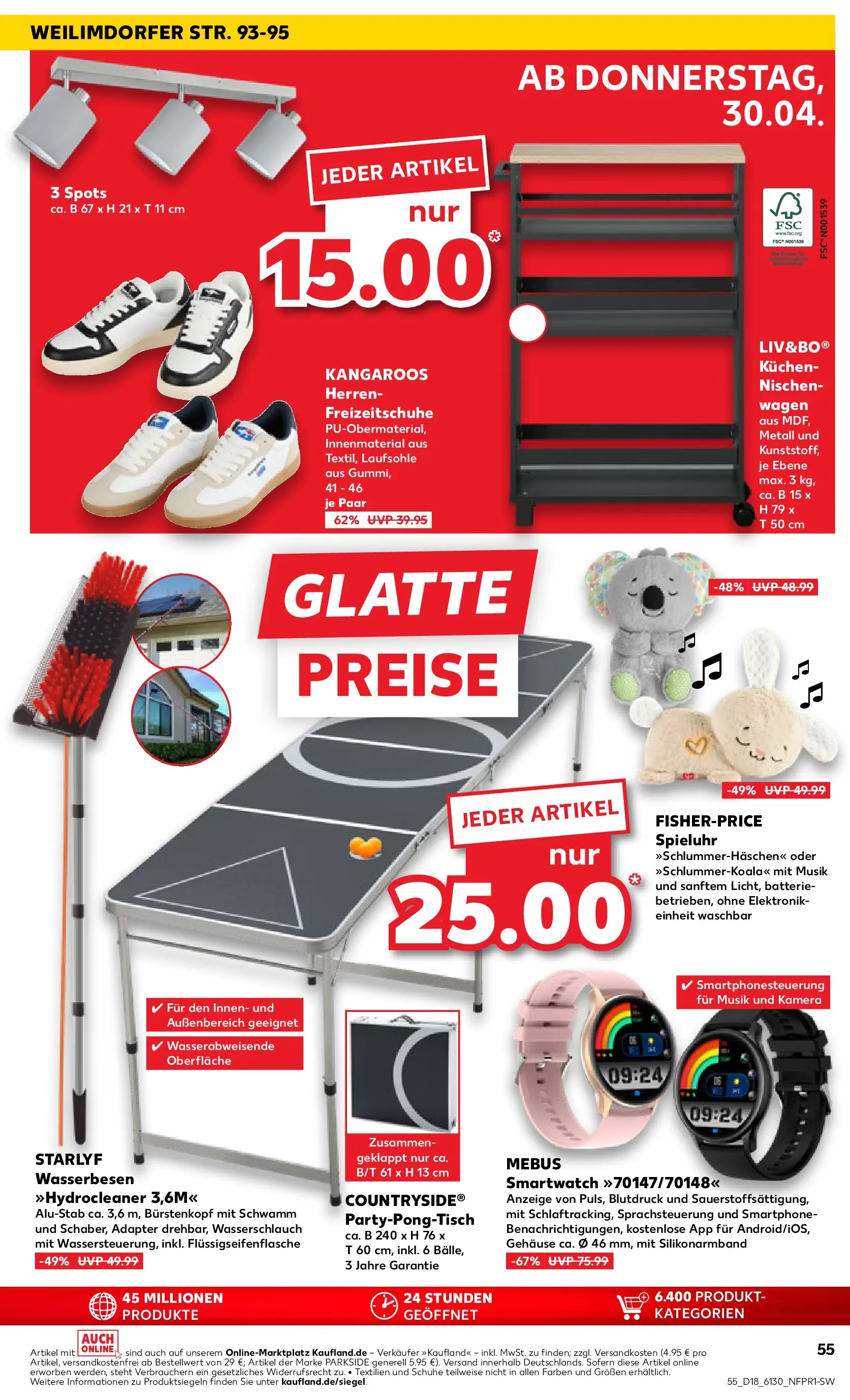 Prospekt Kaufland ab 30.04.2026 » Angebote Online zum Blättern | Seite: 55 | Produkte: Kamera, Adapter, Batterie, Smartphone