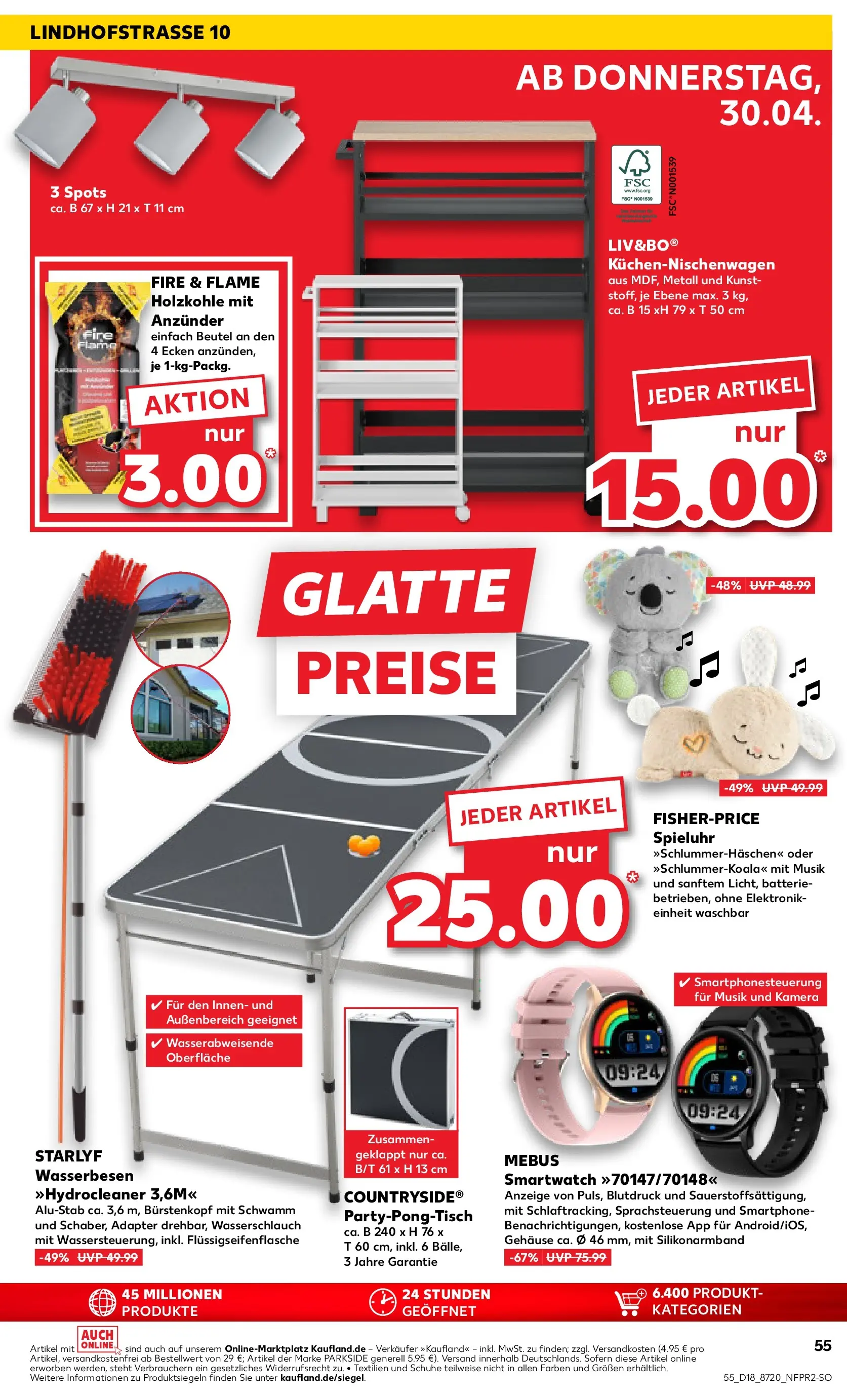 Prospekt Kaufland ab 30.04.2026 » Angebote Online zum Blättern | Seite: 55 | Produkte: Kamera, Adapter, Smartwatch, Smartphone