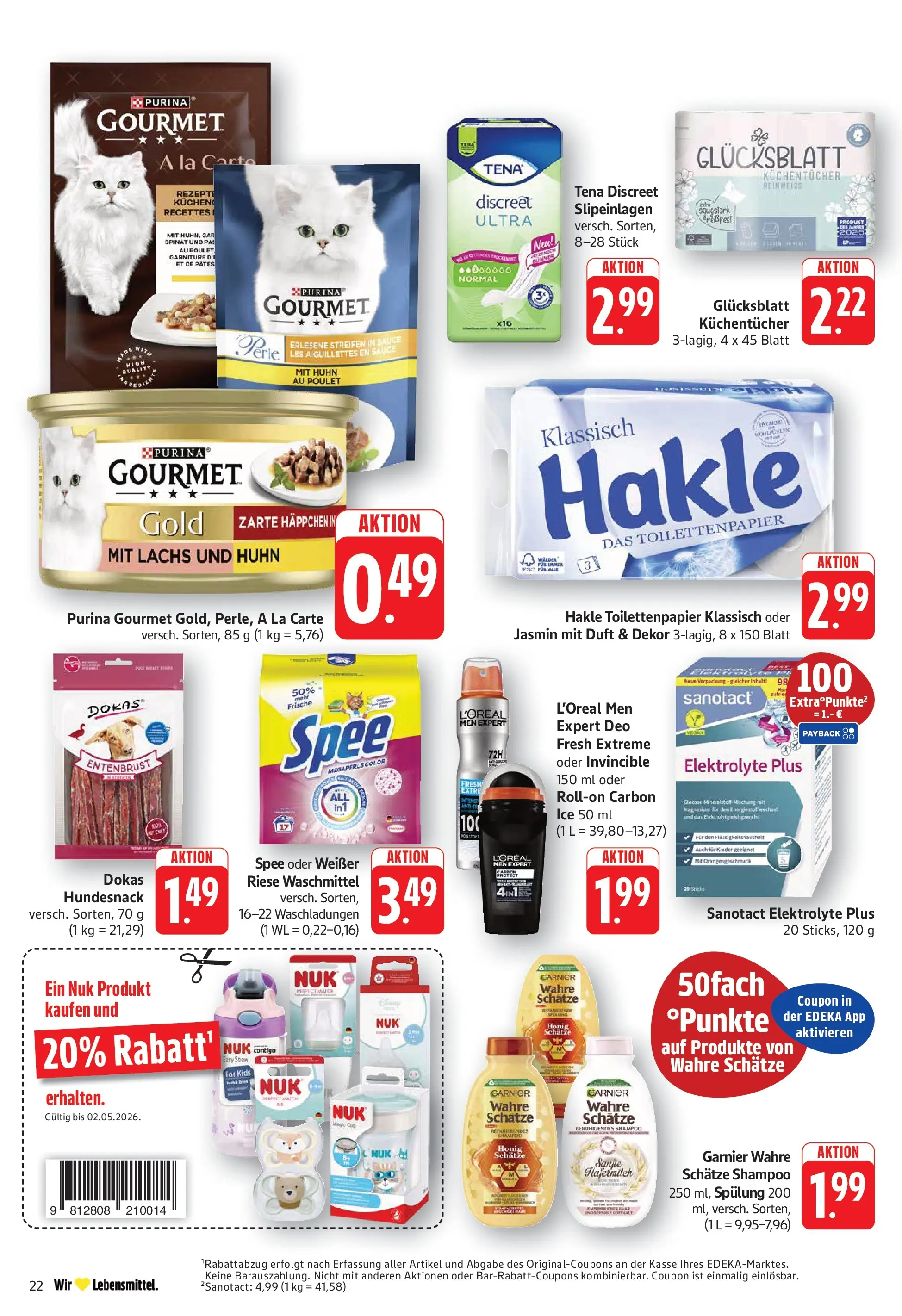 Angebote (ab 27.04.2026) zum Blättern | Seite: 24 | Produkte: Duft, Shampoo, Waschmittel, Toilettenpapier