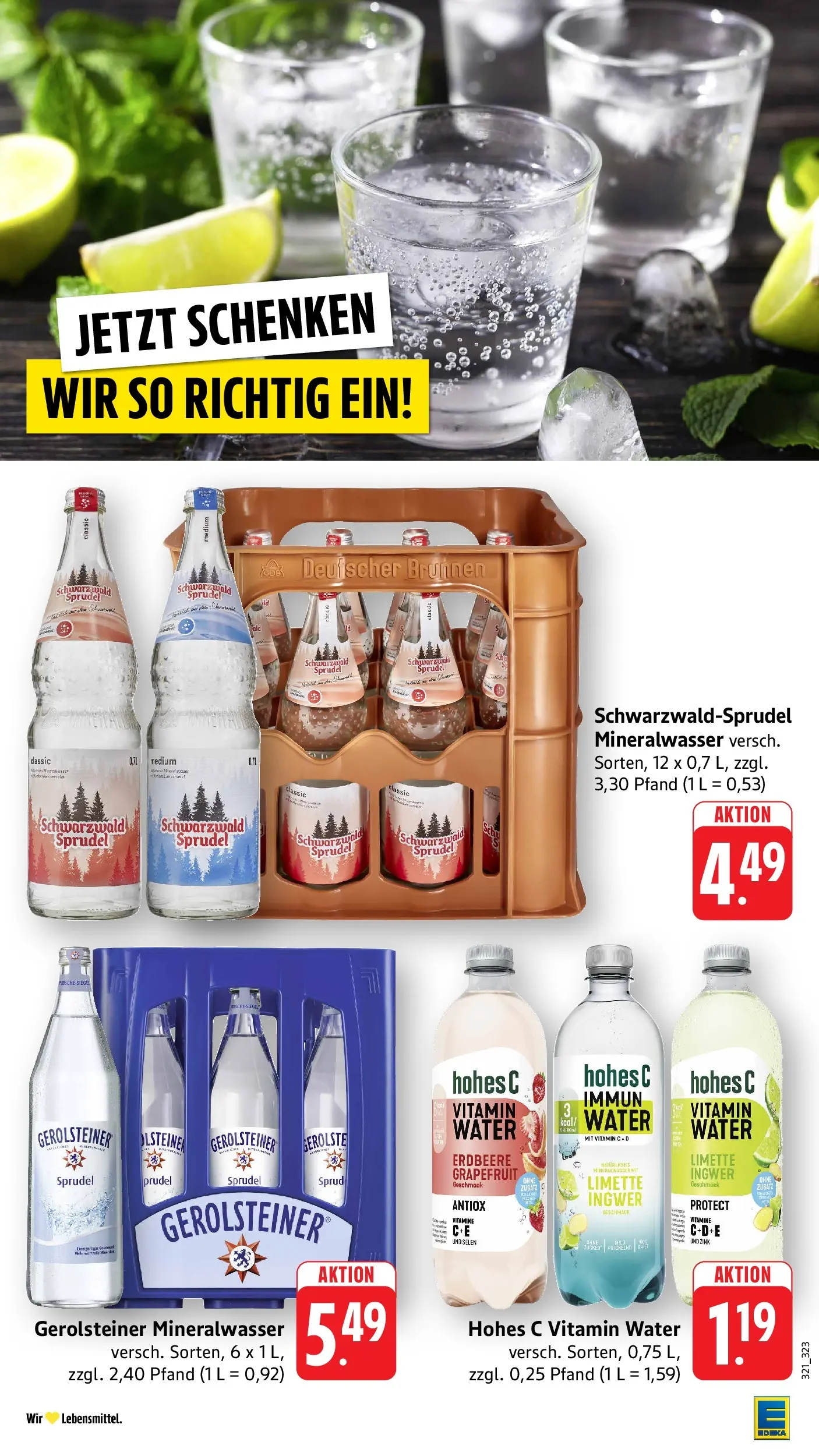 Angebote (ab 27.04.2026) zum Blättern | Seite: 32 | Produkte: Mineralwasser, Grapefruit, Limette, Hohes c