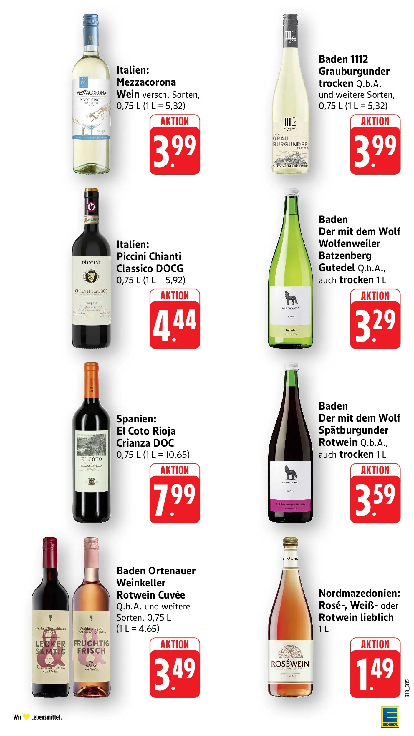 Angebote (ab 27.04.2026) zum Blättern | Seite: 37 | Produkte: Rotwein, Rosewein, Wein