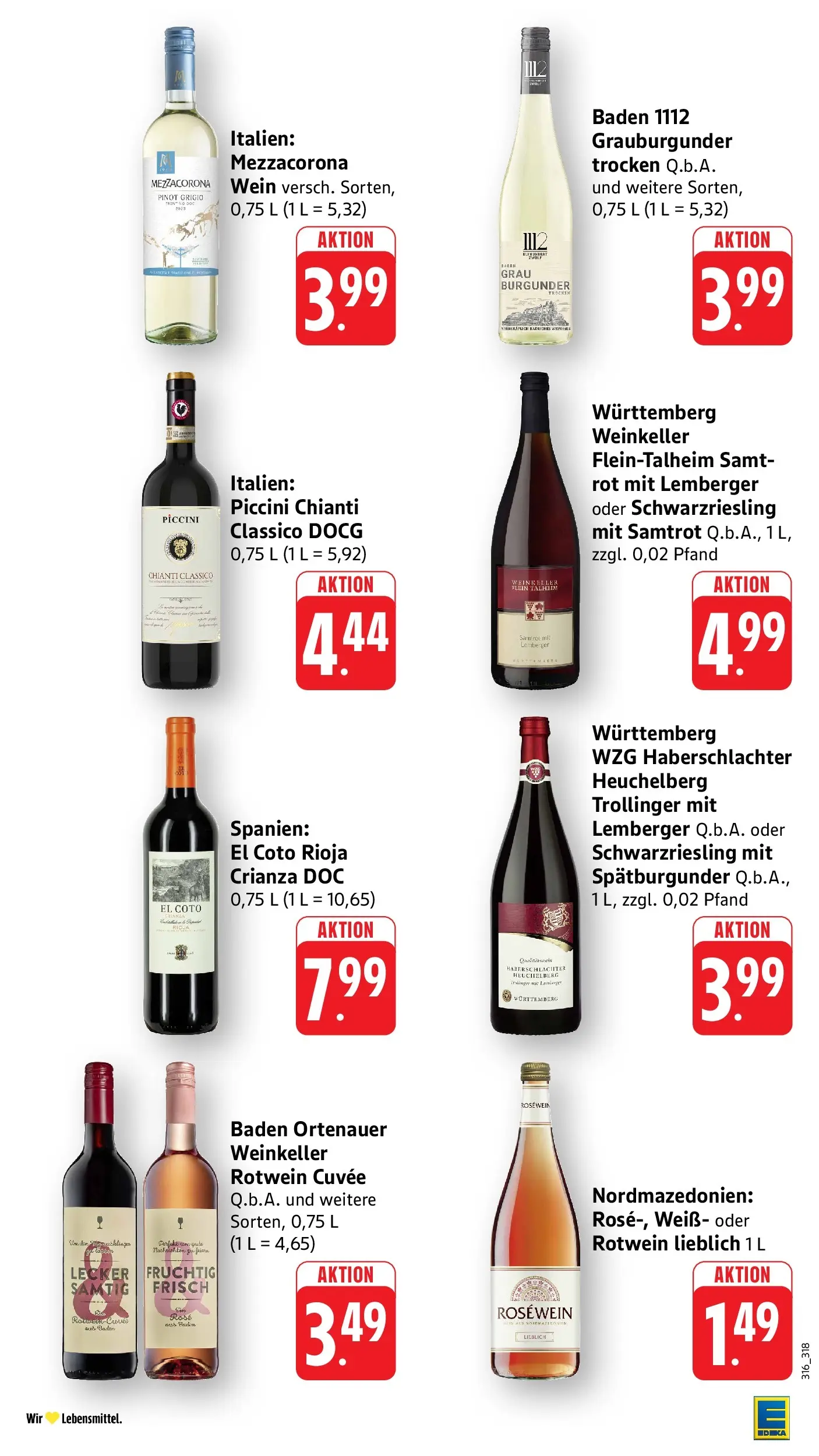 E center Prospekt Aalen	 (ab 26.04.2026) zum Blättern | Seite: 37 | Produkte: Rotwein, Rosewein, Wein