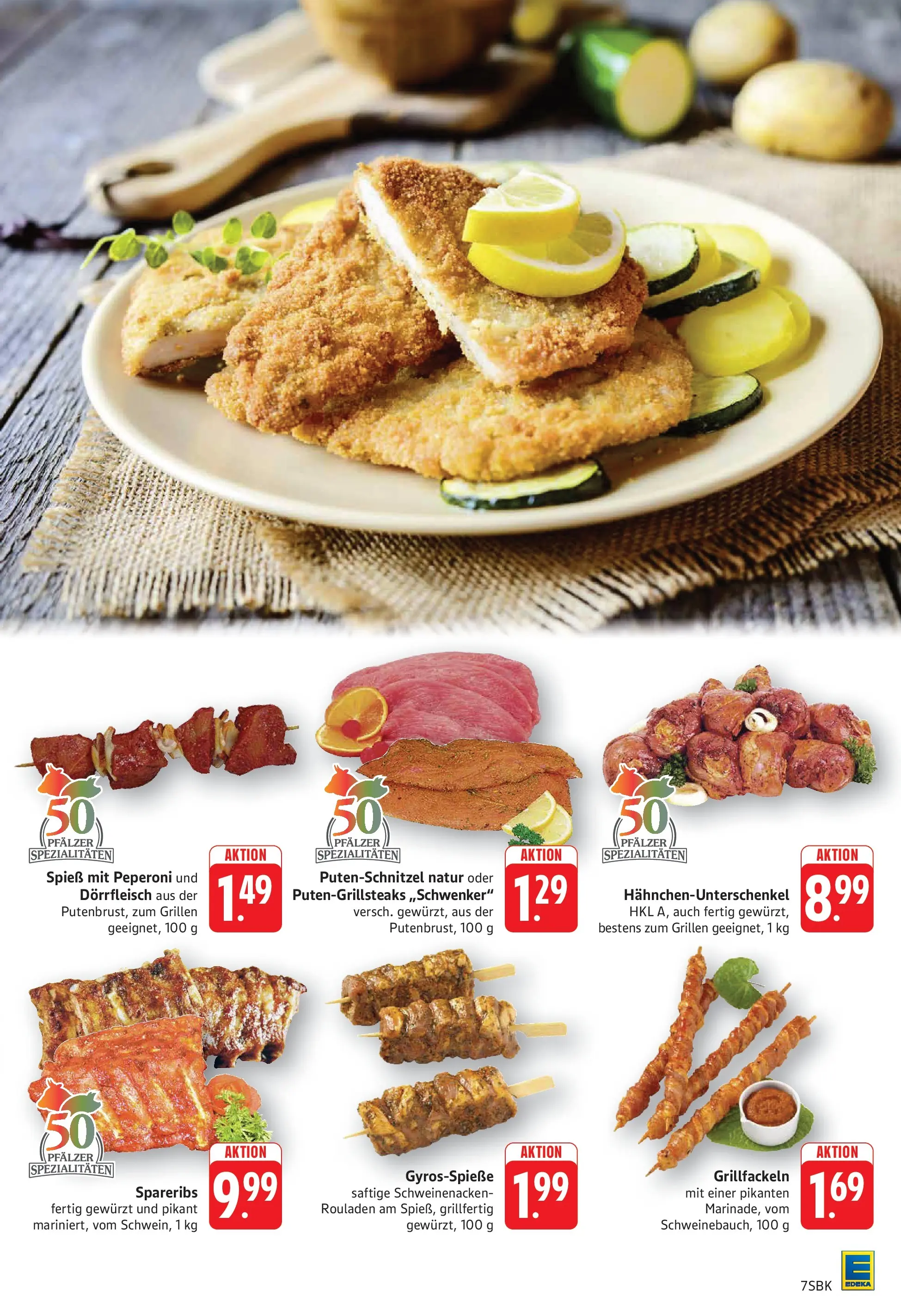 Angebote (ab 27.04.2026) zum Blättern | Seite: 9 | Produkte: Schweinenacken, Putenschnitzel