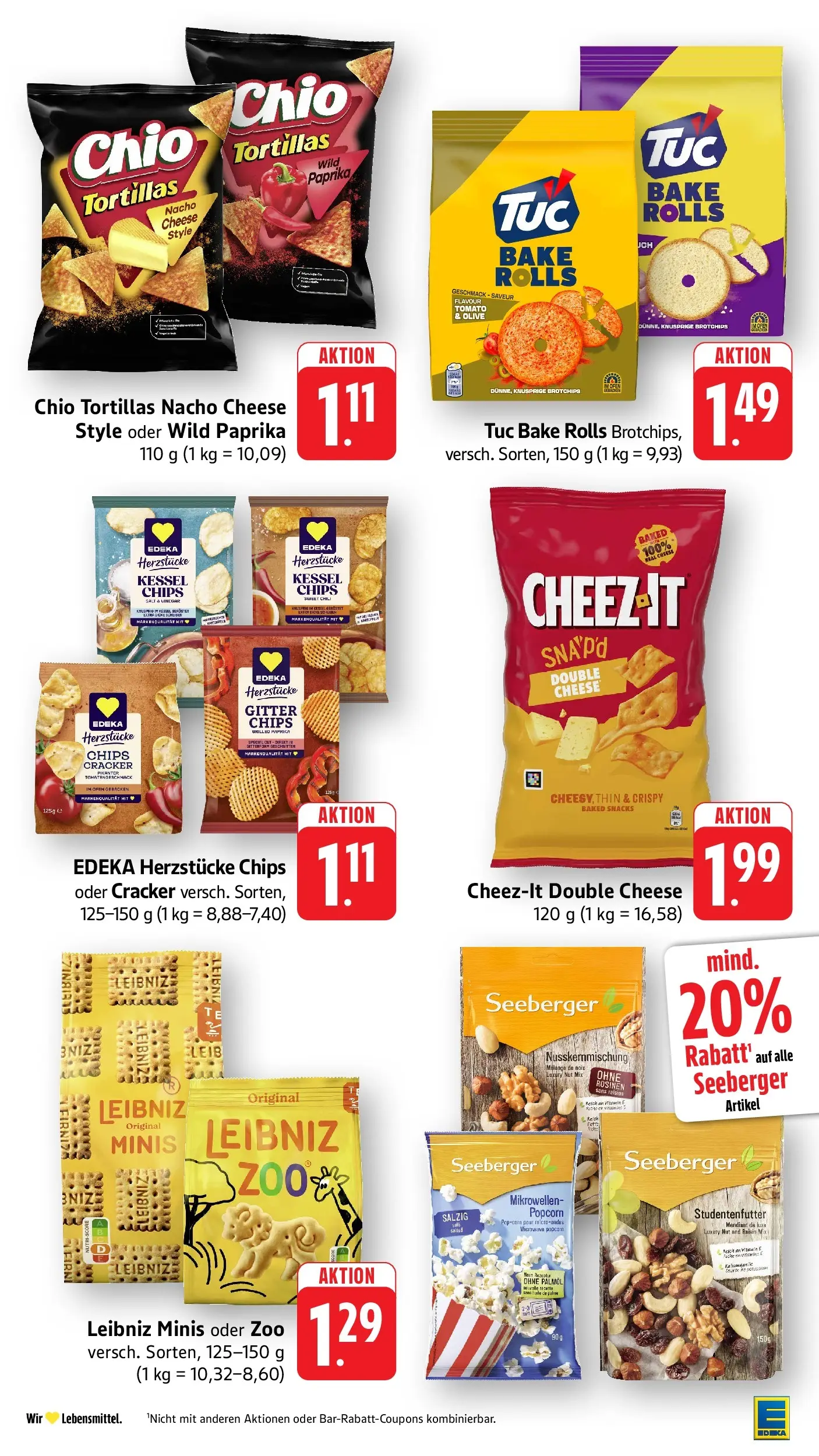 E center Prospekt Aalen	 (ab 26.04.2026) zum Blättern | Seite: 41 | Produkte: Ofen, Paprika, Chips, Maus